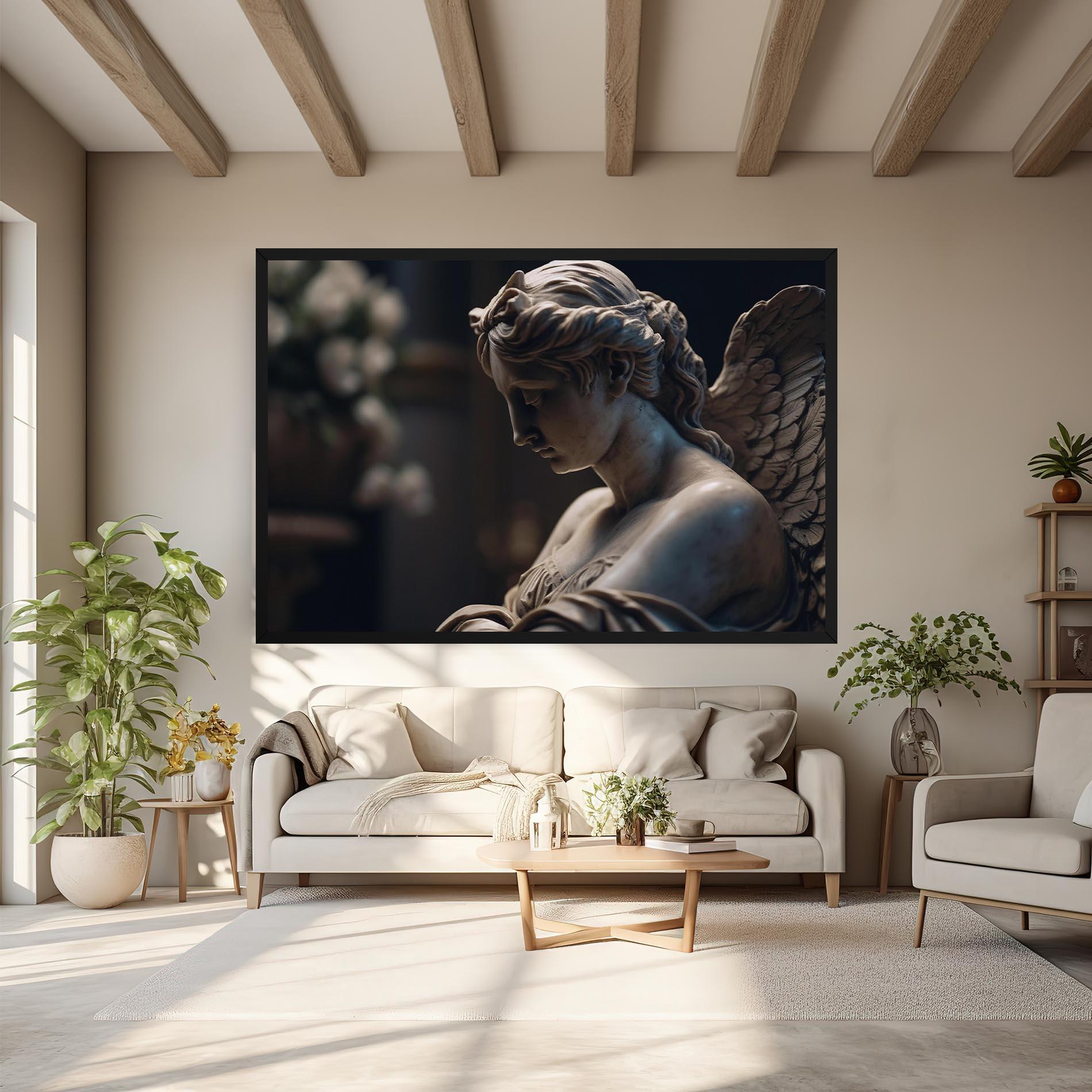 Vászonkép Praying Woman mockup 6