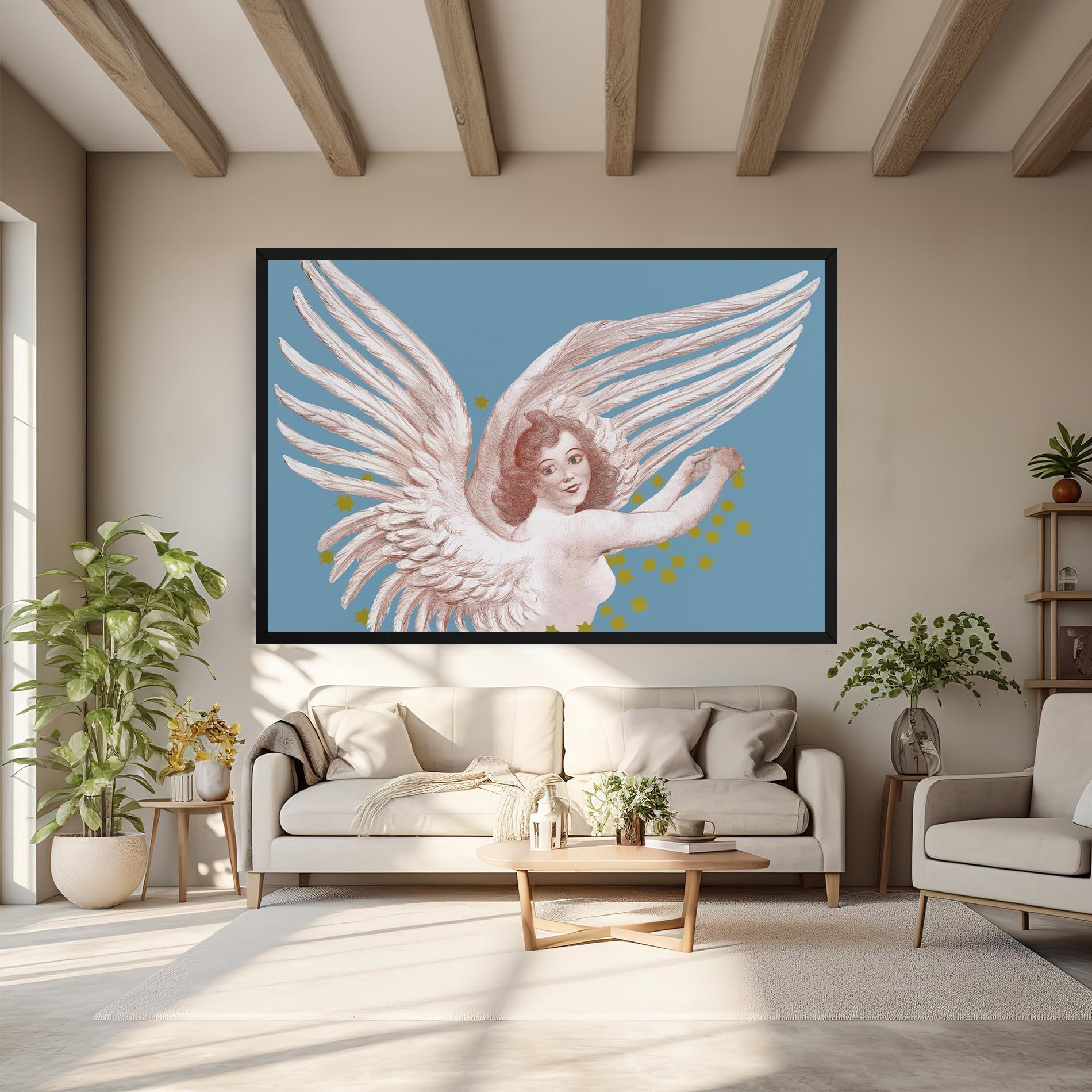 Vászonkép Stars Angel mockup 6