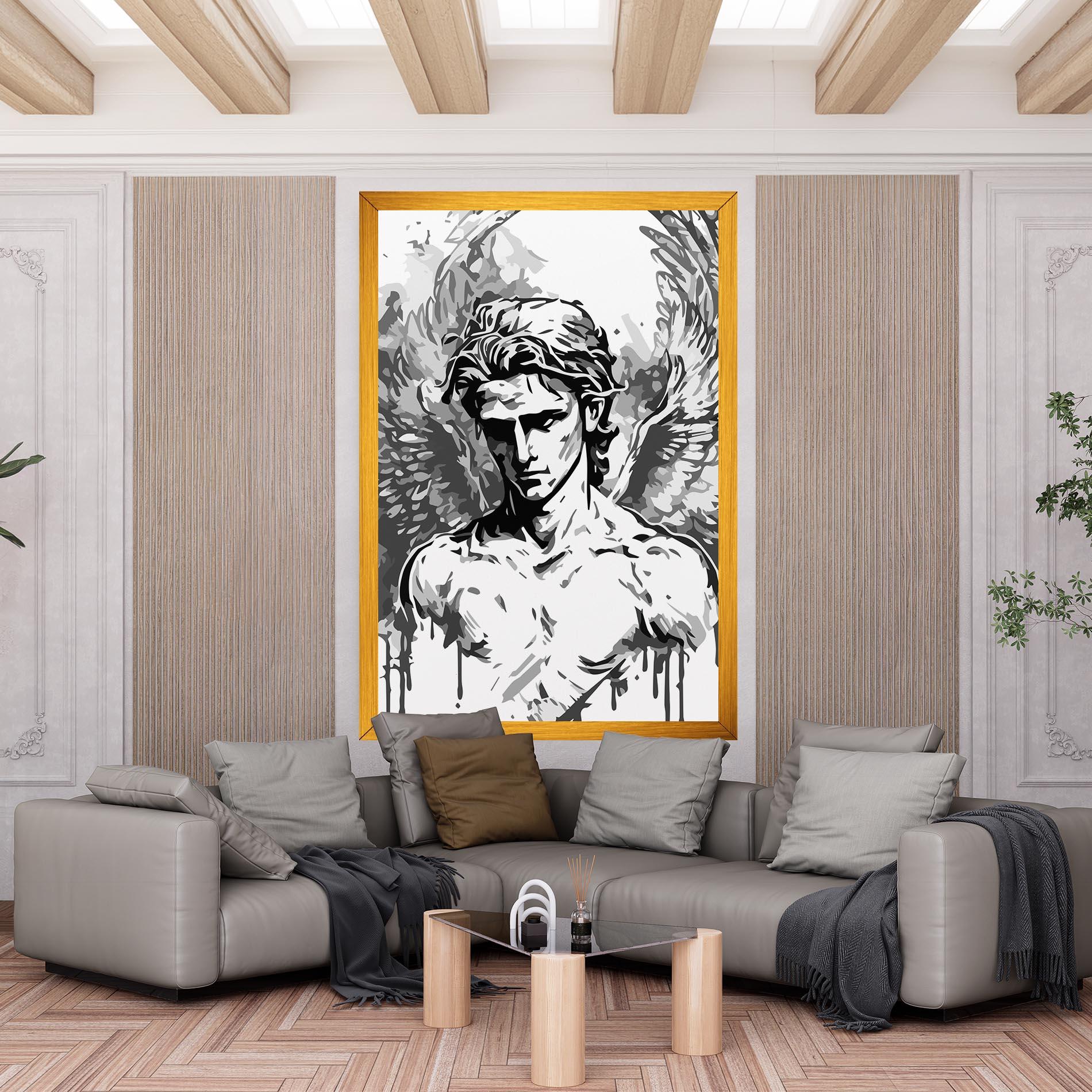 Vászonkép Beautiful Angel mockup 6