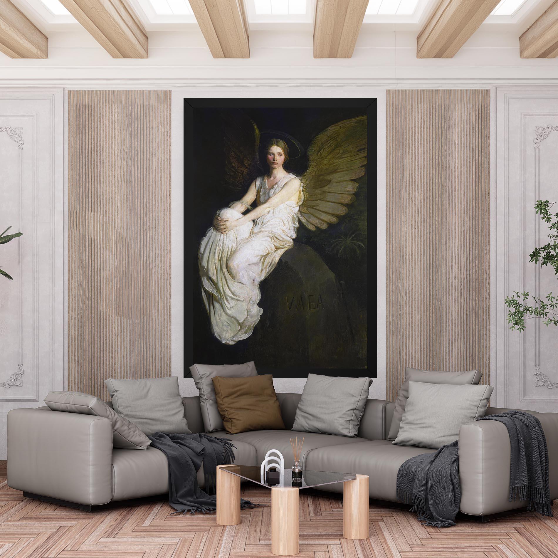 Vászonkép Angel Thinking mockup 6
