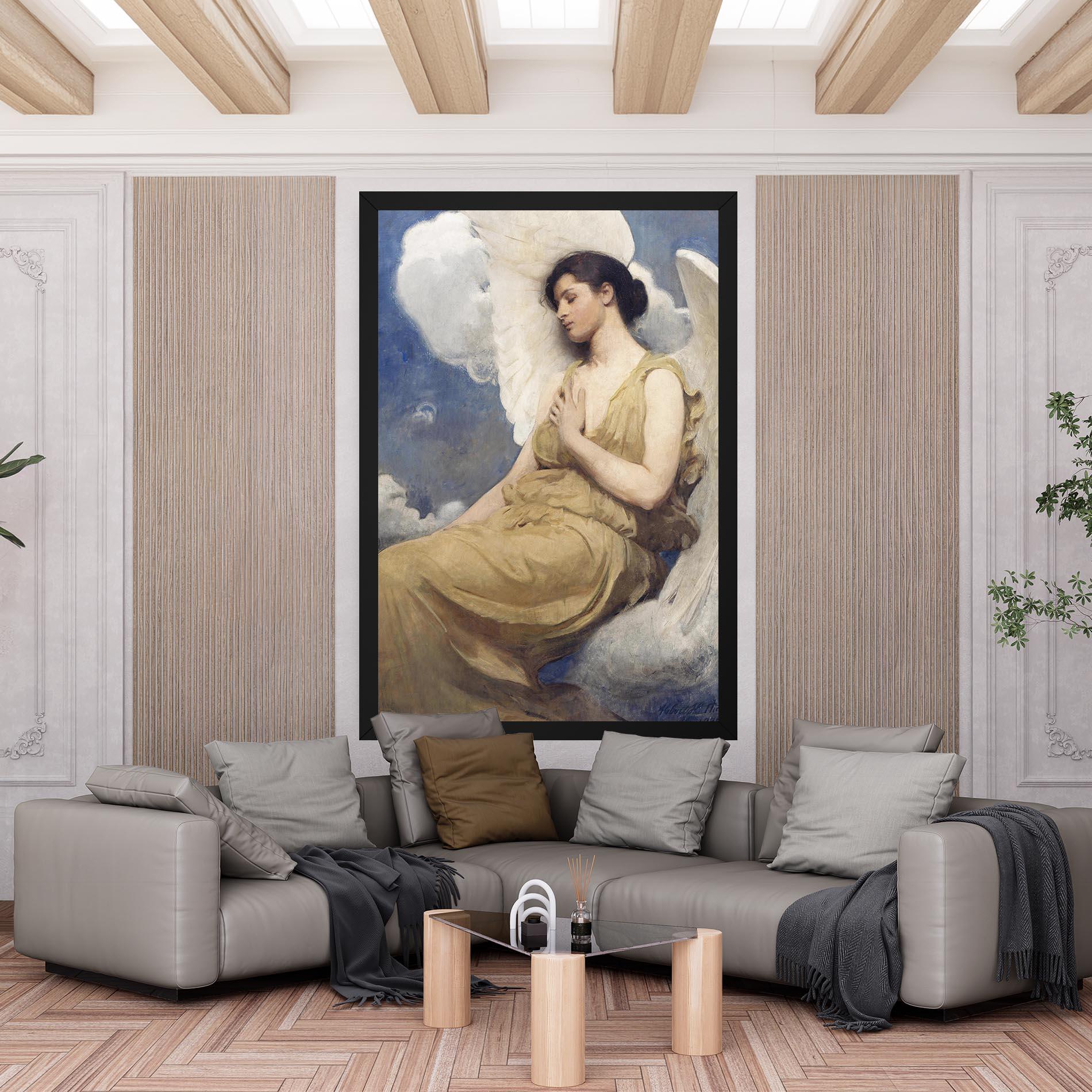 Vászonkép Angel Woman Painting mockup 6
