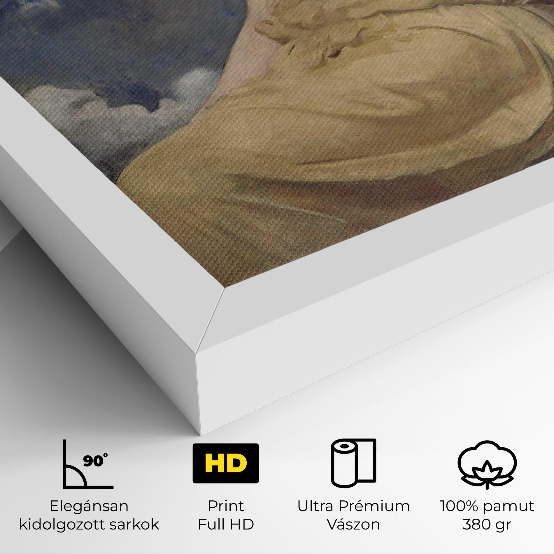 Vászonkép Angel Woman Painting mockup 4