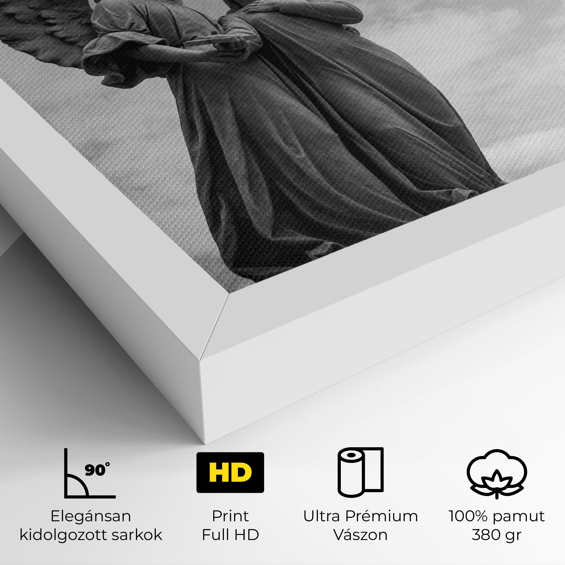 Vászonkép Grey Stone Angels mockup 4
