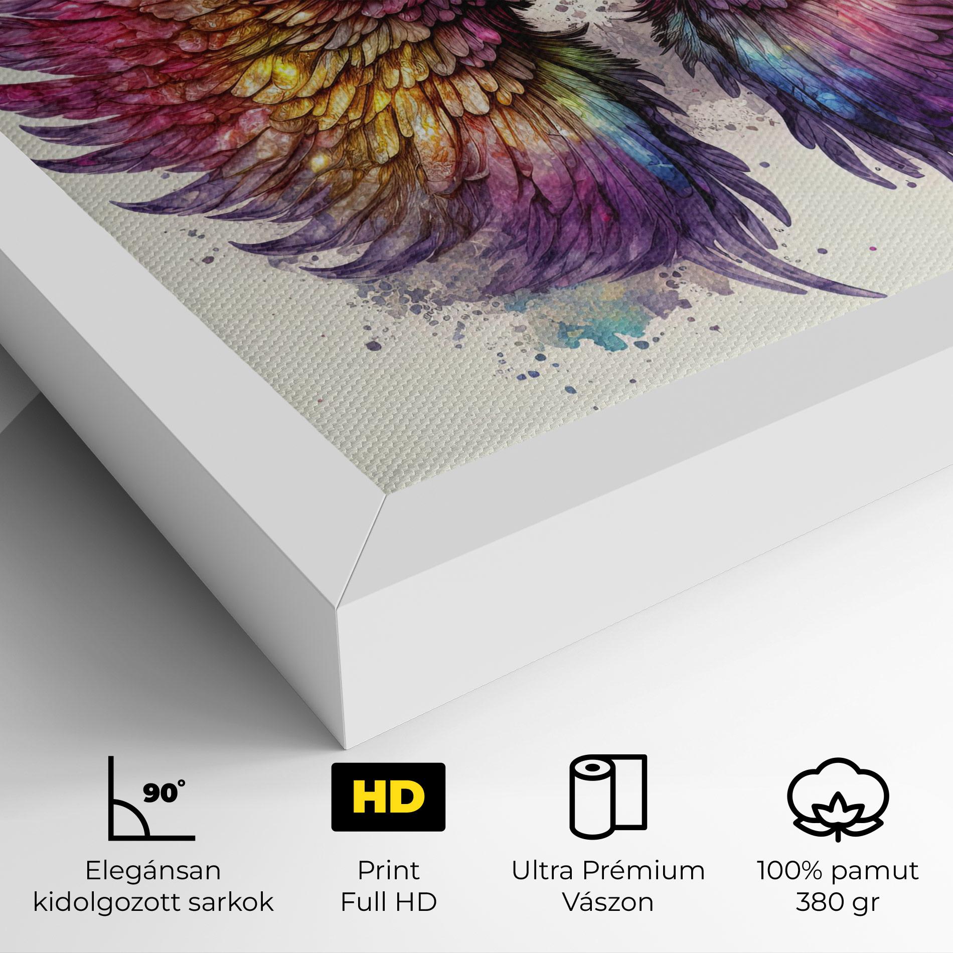 Vászonkép Magic Watercolor Wings mockup 4