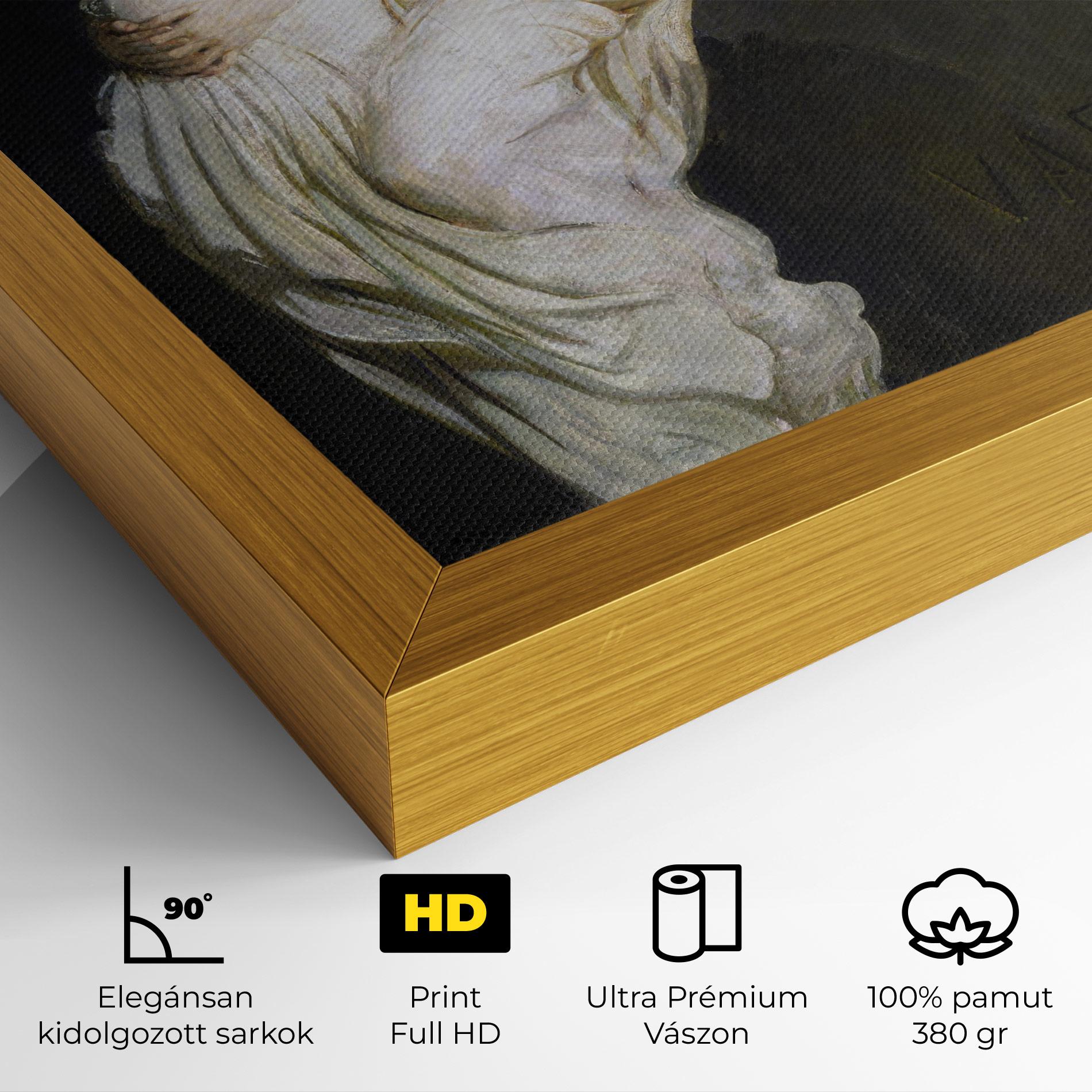 Vászonkép Angel Thinking mockup 4