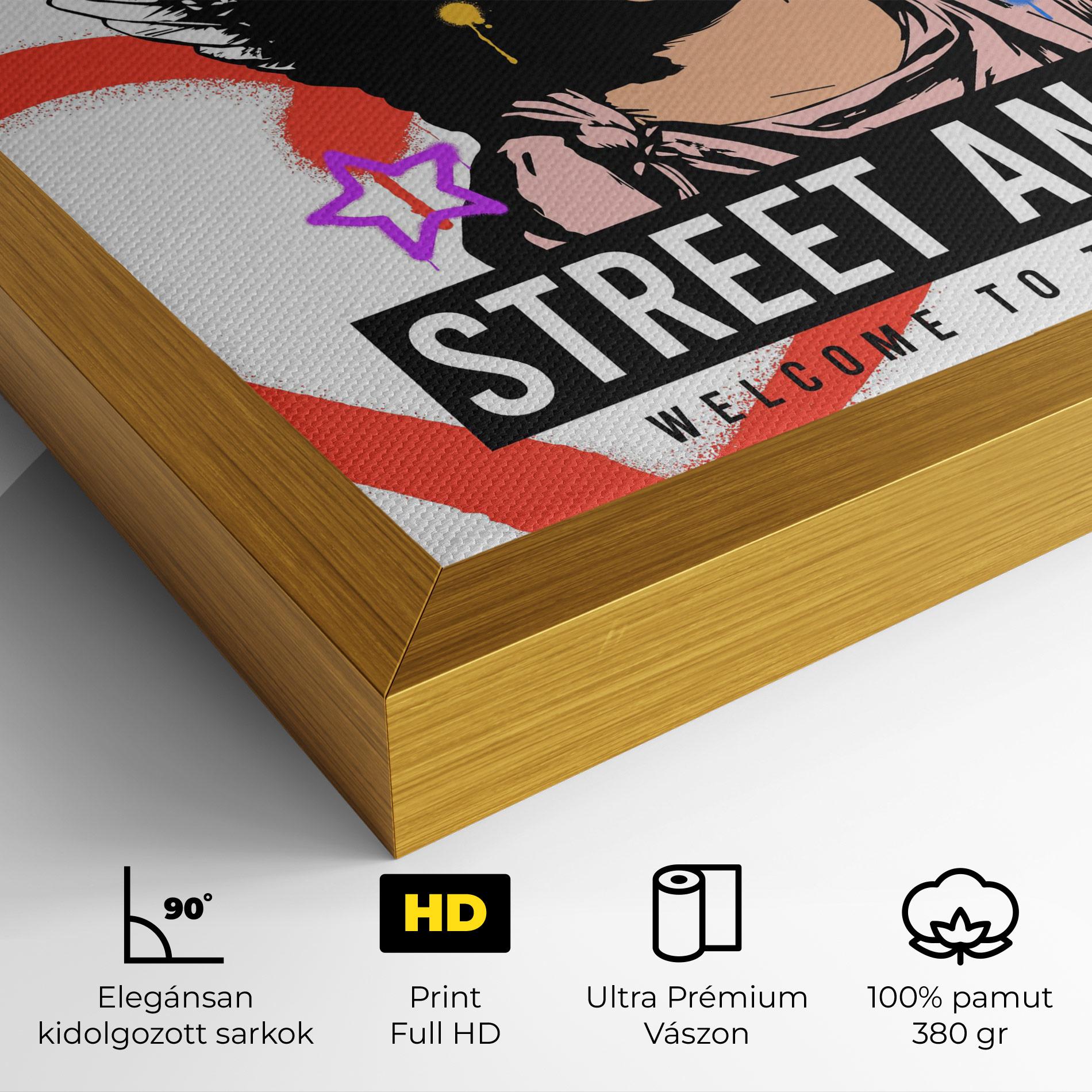 Vászonkép Hood Angel mockup 4