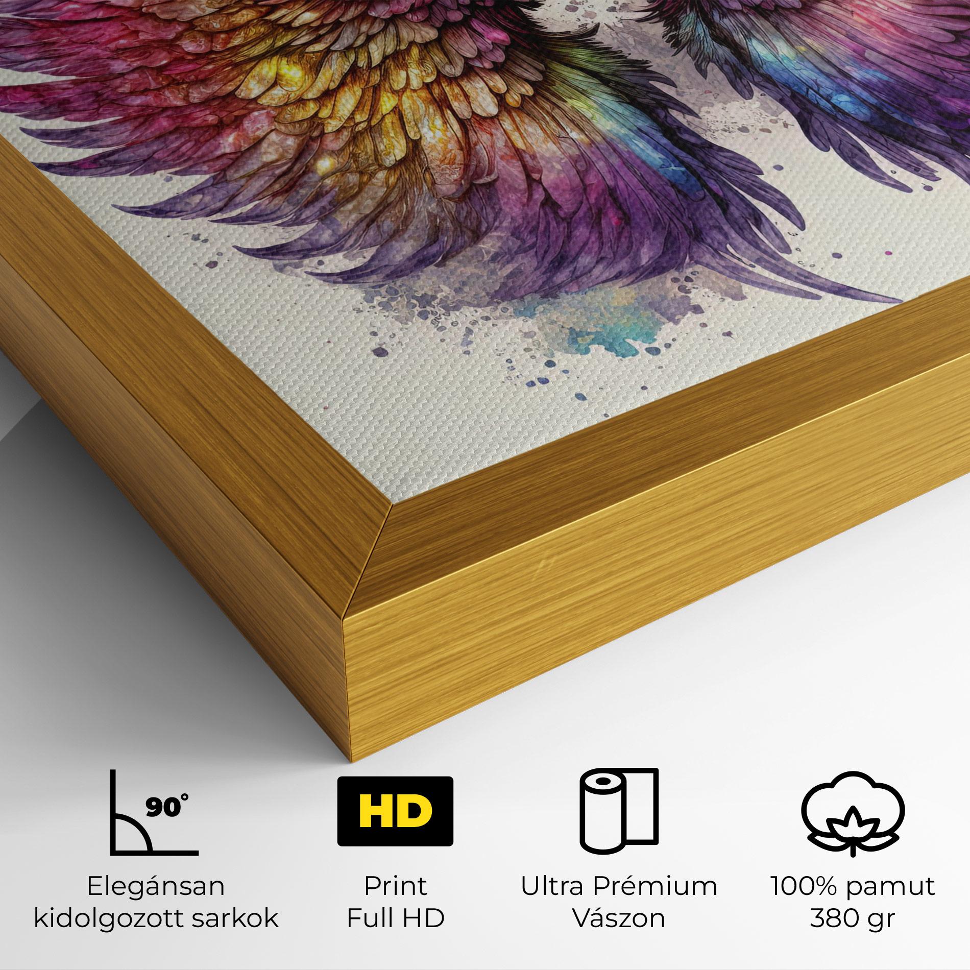 Vászonkép Magic Watercolor Wings mockup 4
