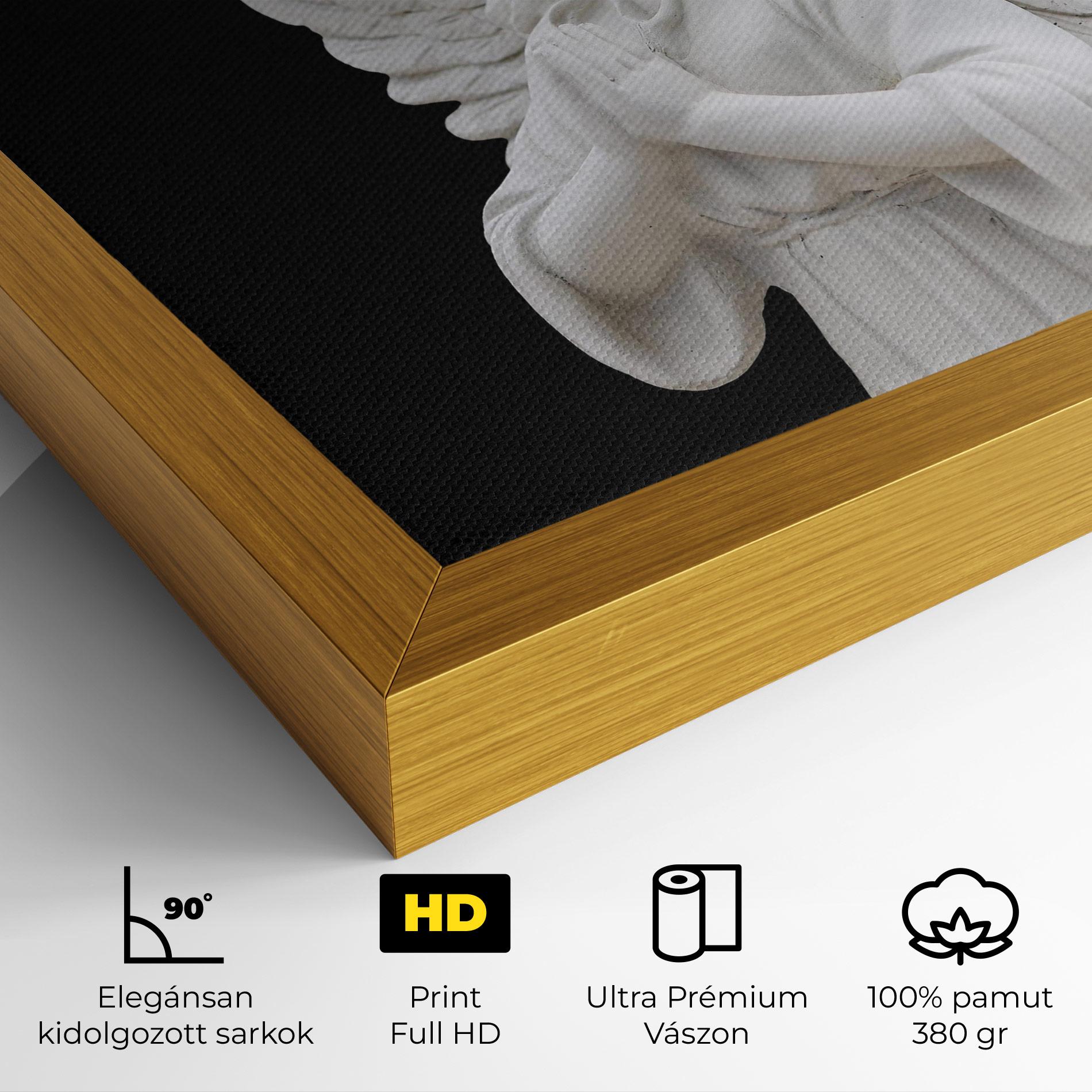 Vászonkép Pretty Angel Statues mockup 4