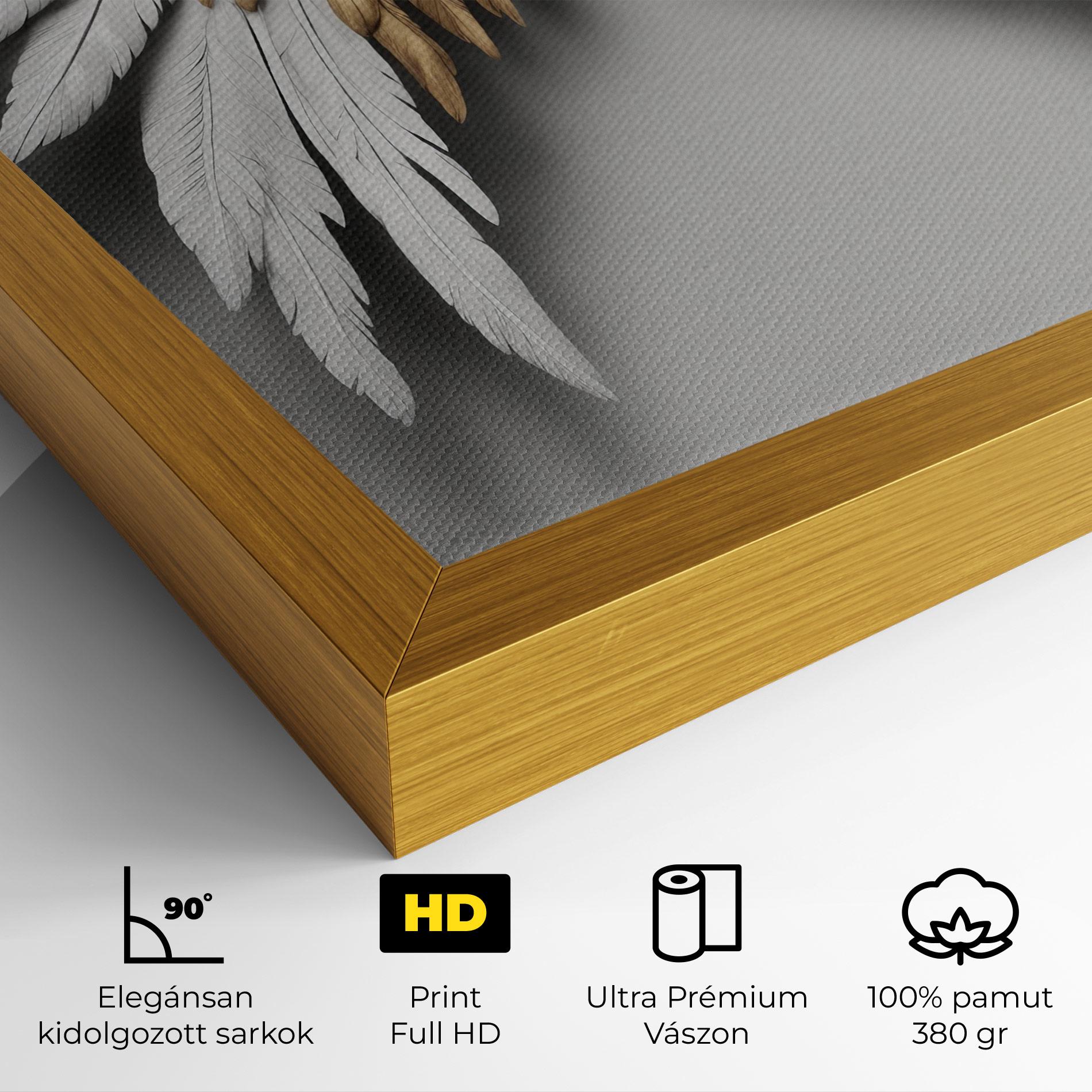 Vászonkép Realistic Angel Wings mockup 4