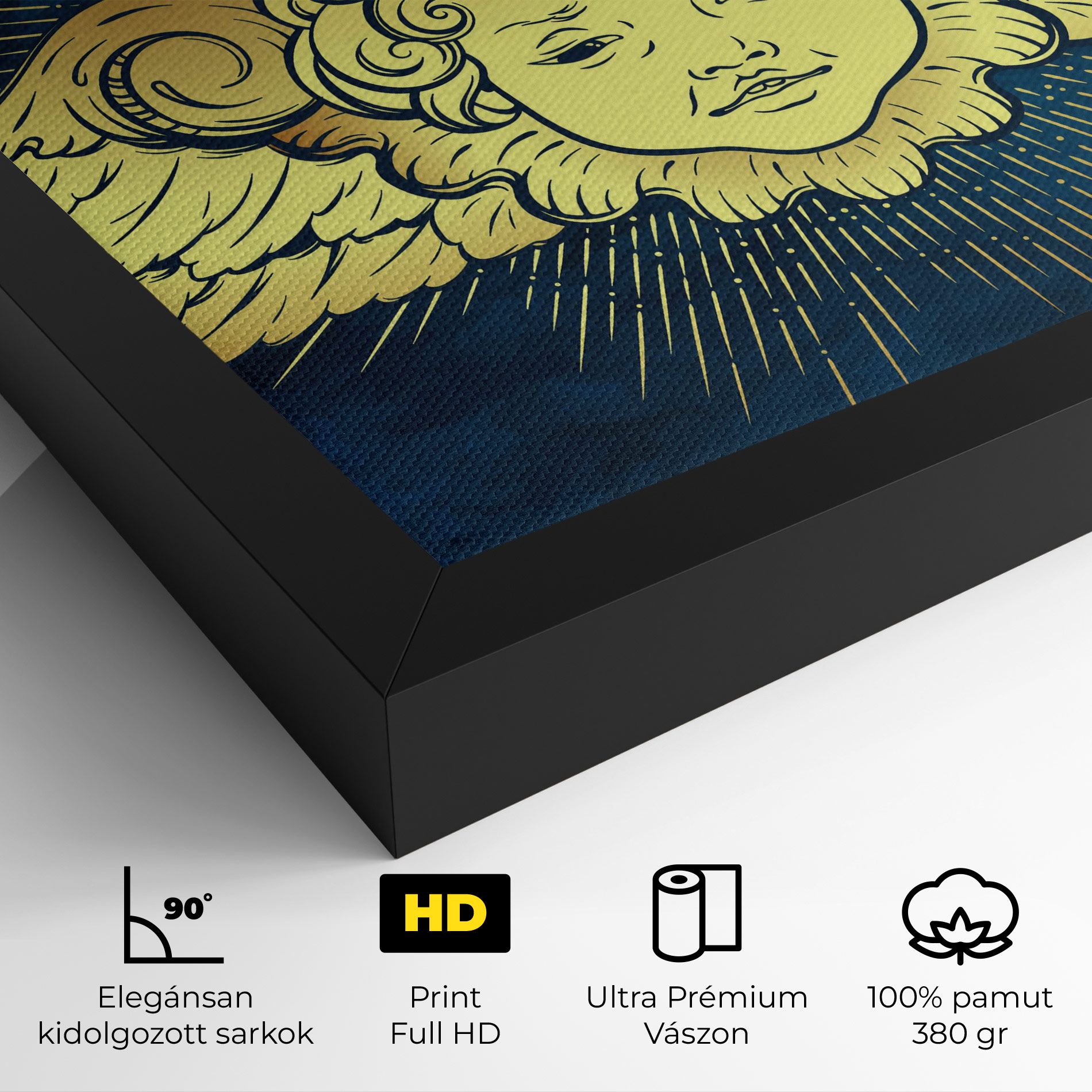 Angel Gold Head mockup 4