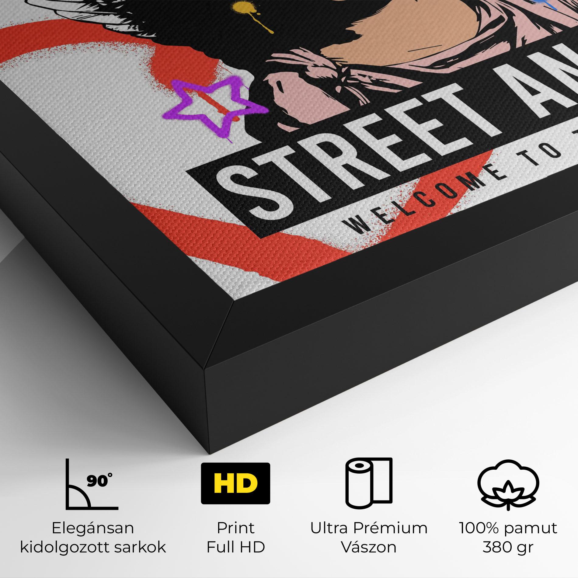 Vászonkép Hood Angel mockup 4