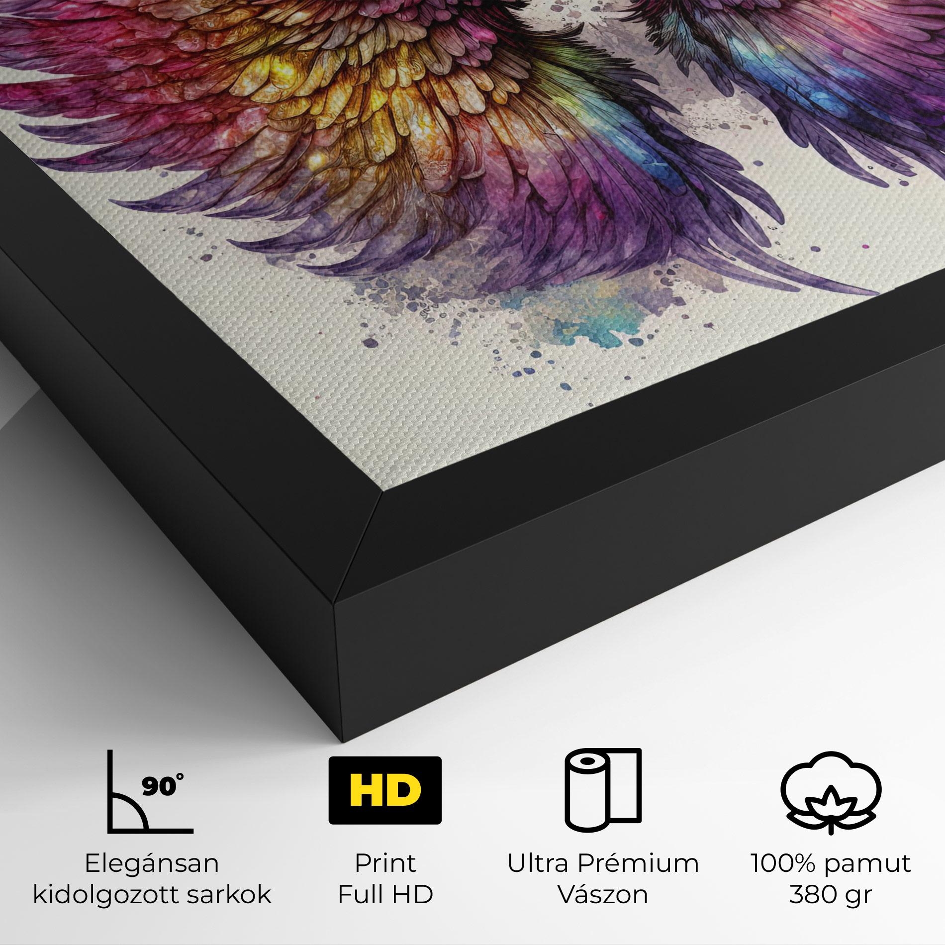 Vászonkép Magic Watercolor Wings mockup 4