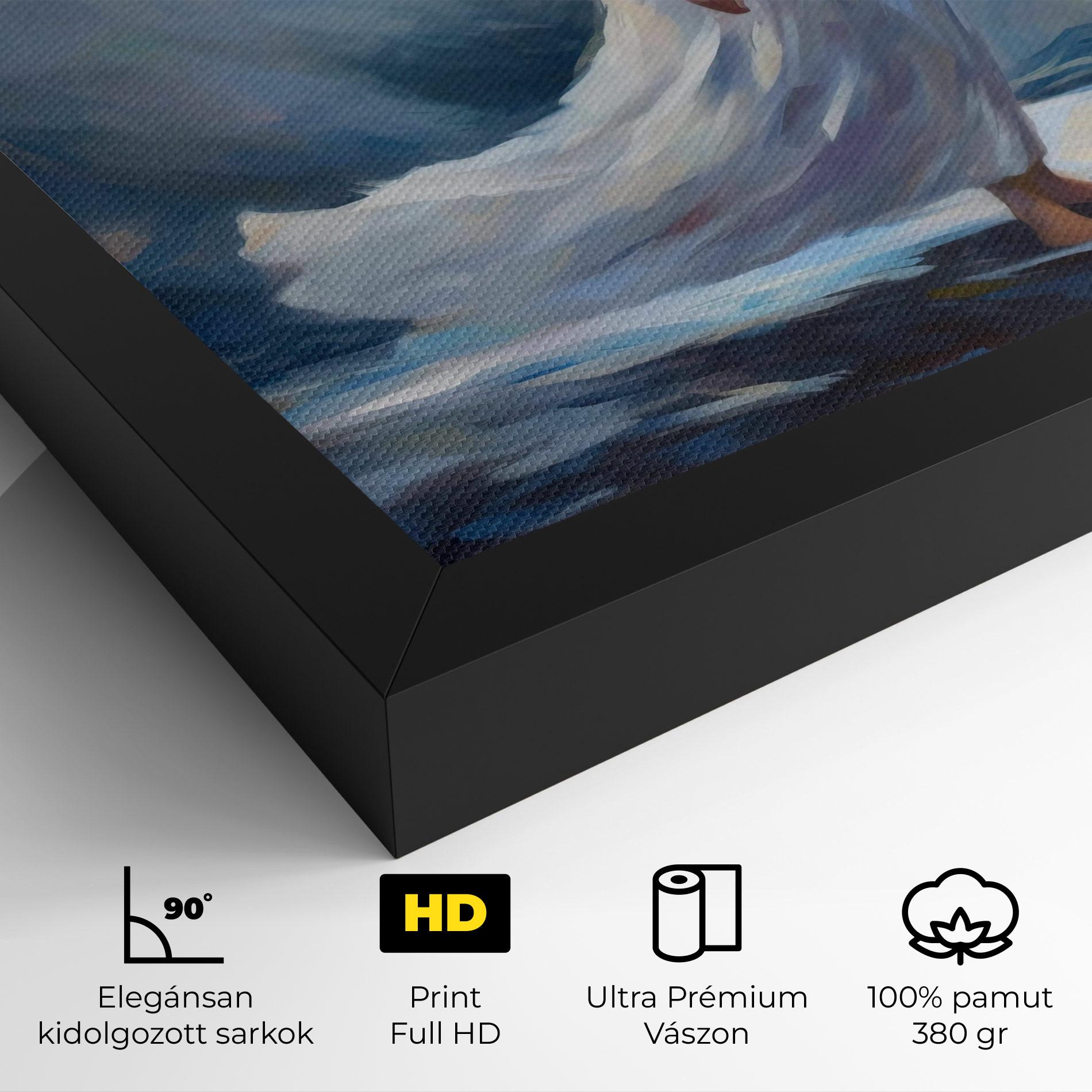 Vászonkép Wind Angel Woman mockup 4