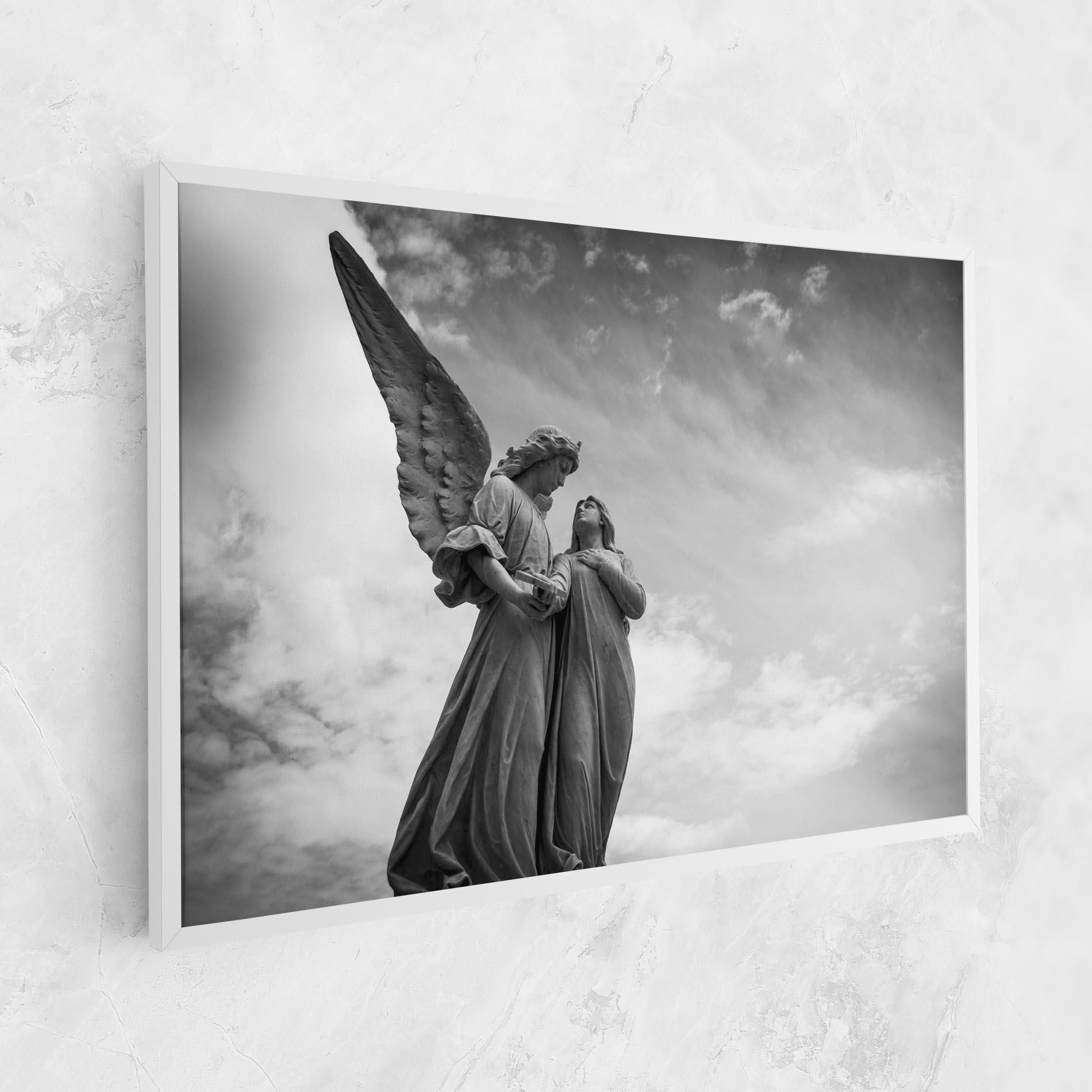 Vászonkép Grey Stone Angels mockup 1