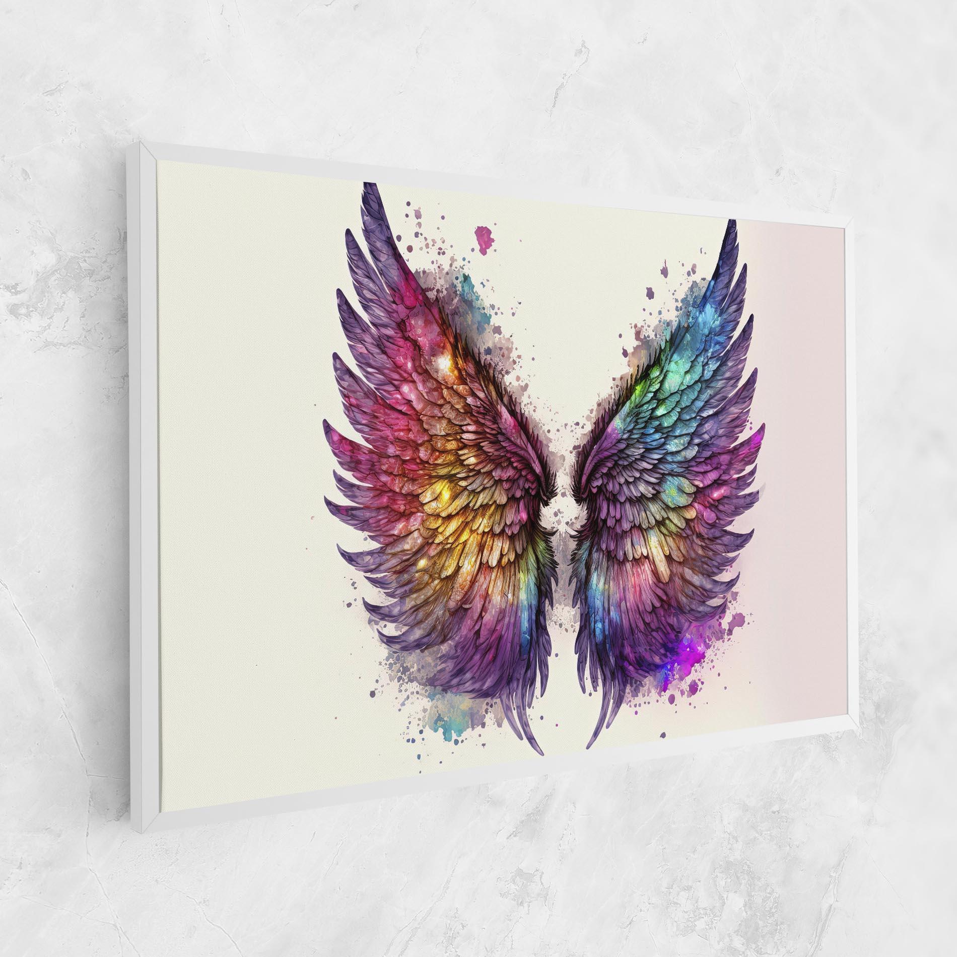 Vászonkép Magic Watercolor Wings mockup 1