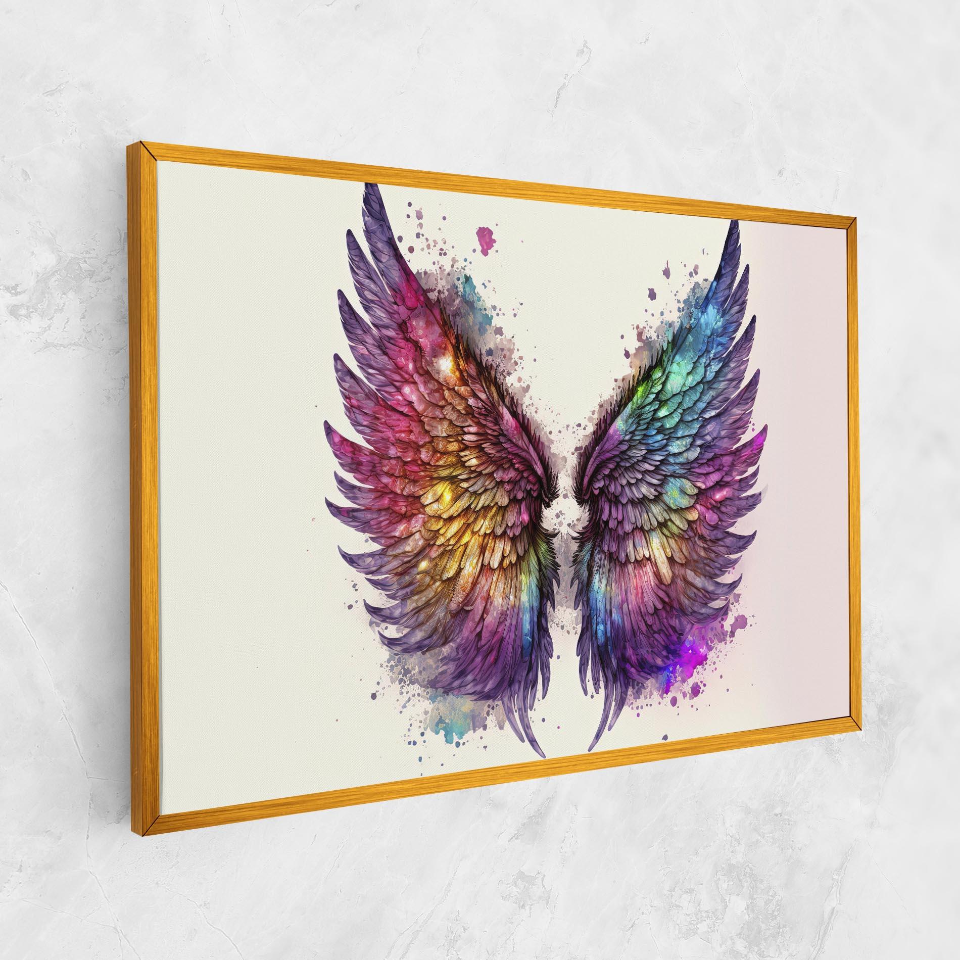 Vászonkép Magic Watercolor Wings mockup 1