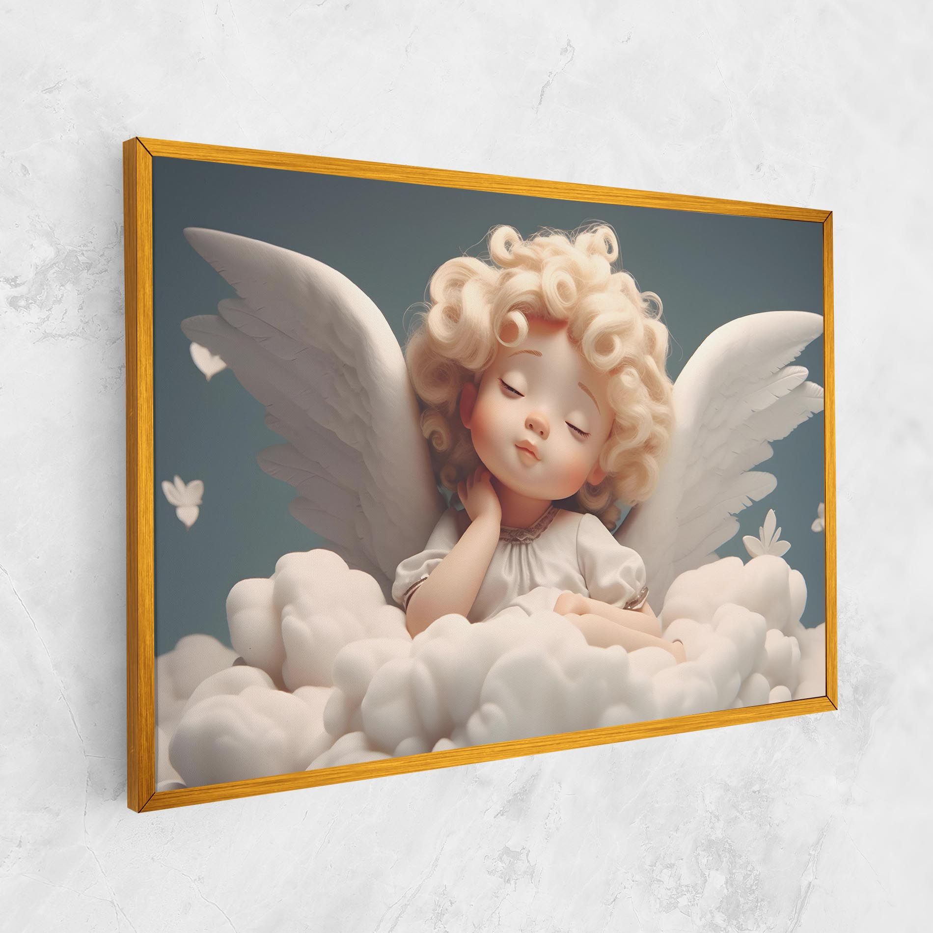 Statue Baby Angel mockup 1