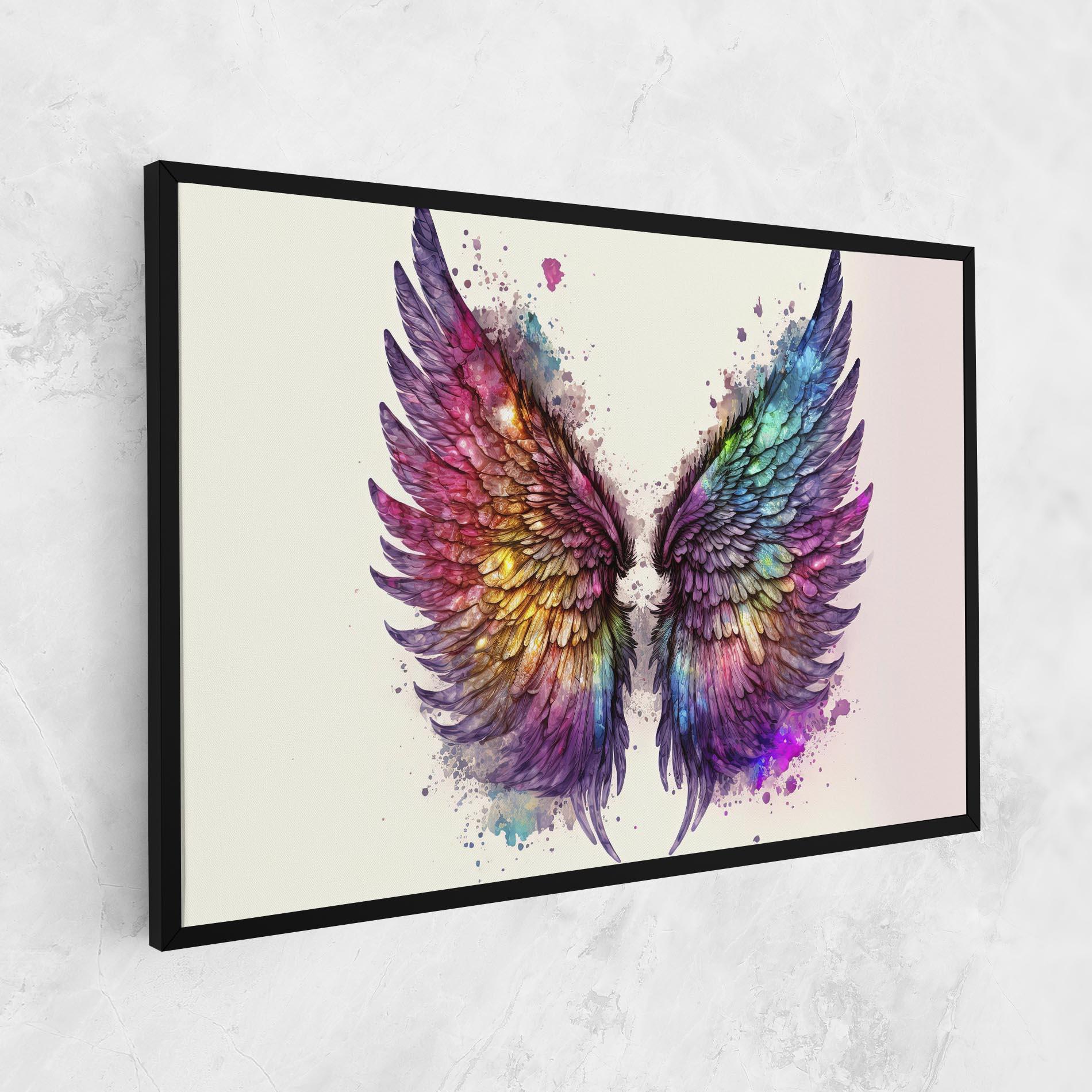Vászonkép Magic Watercolor Wings mockup 1