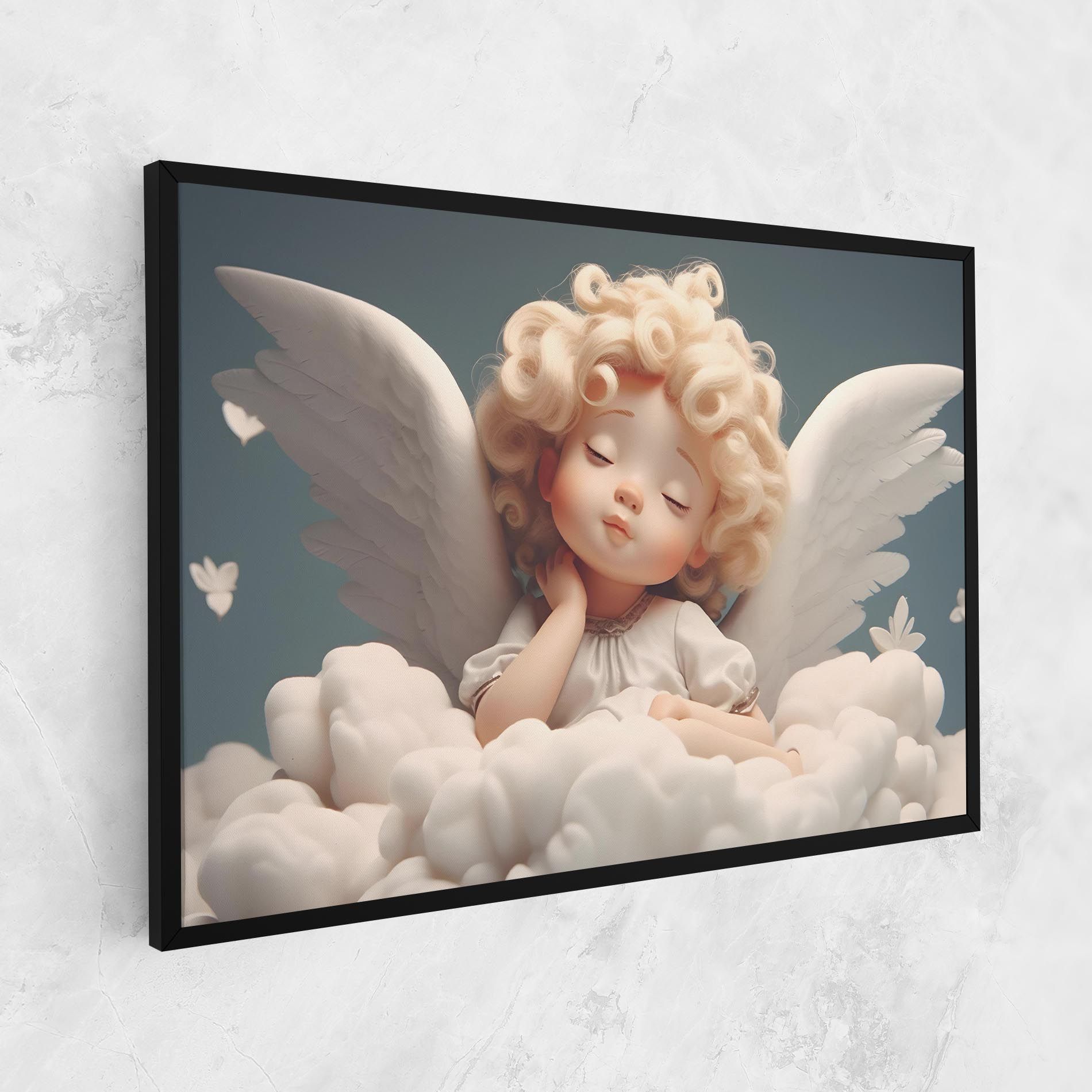 Statue Baby Angel mockup 1