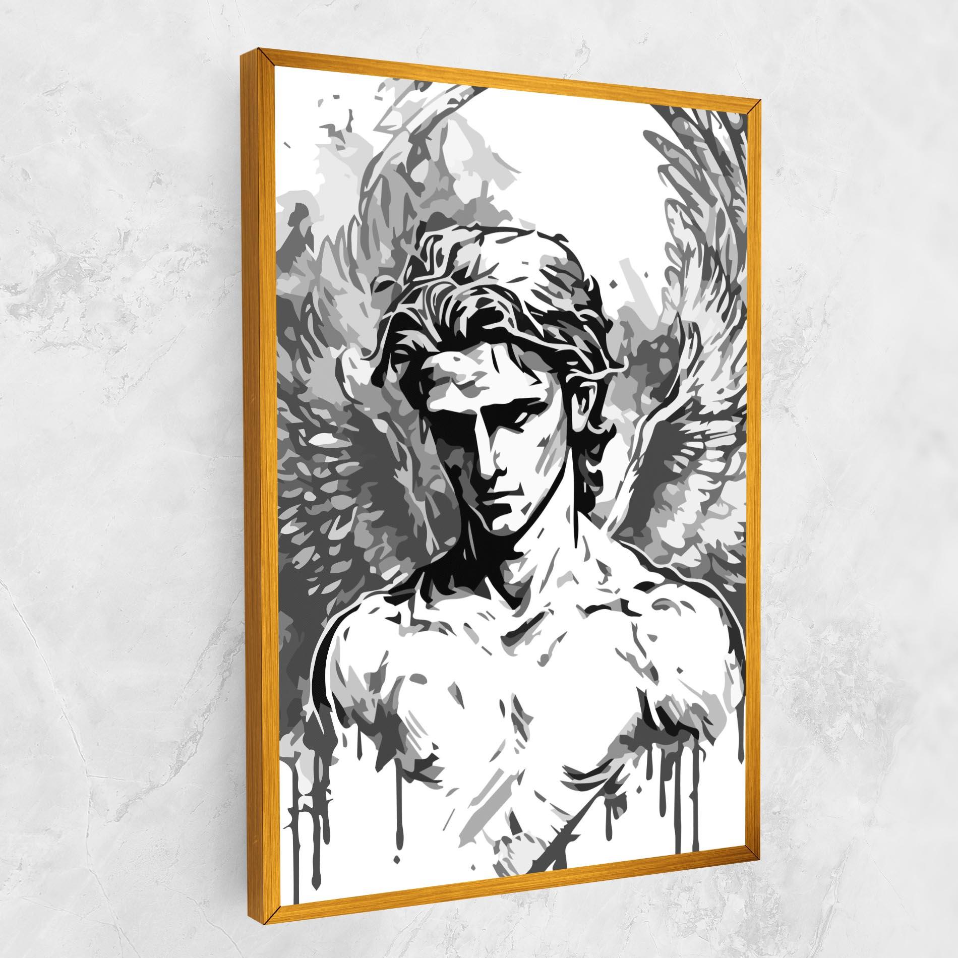 Vászonkép Beautiful Angel mockup 1