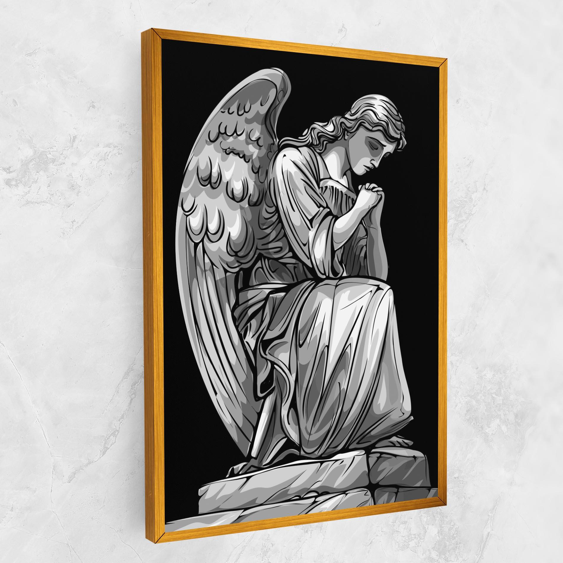 Vászonkép Pray Angel mockup 1