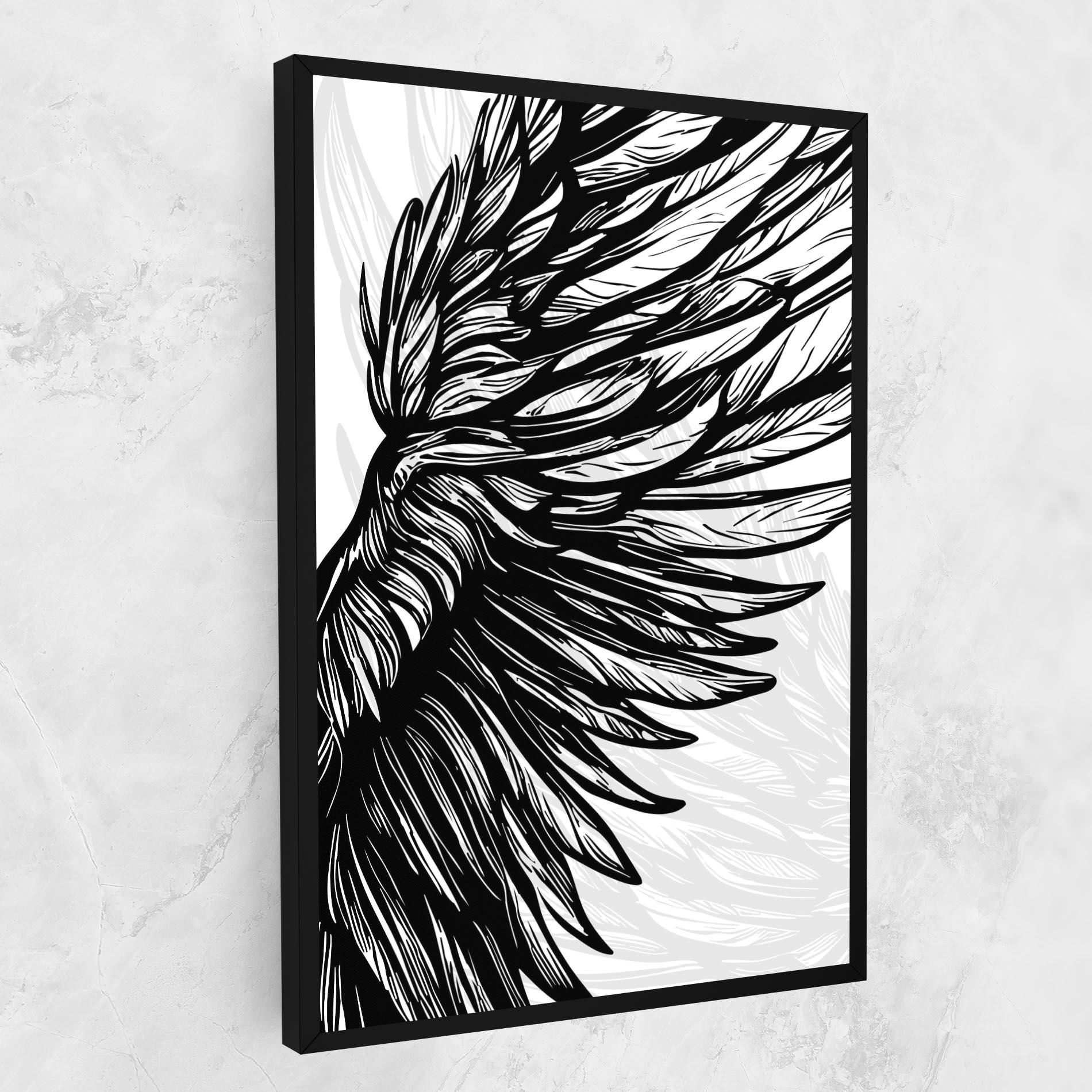 Vászonkép Wing Line mockup 1