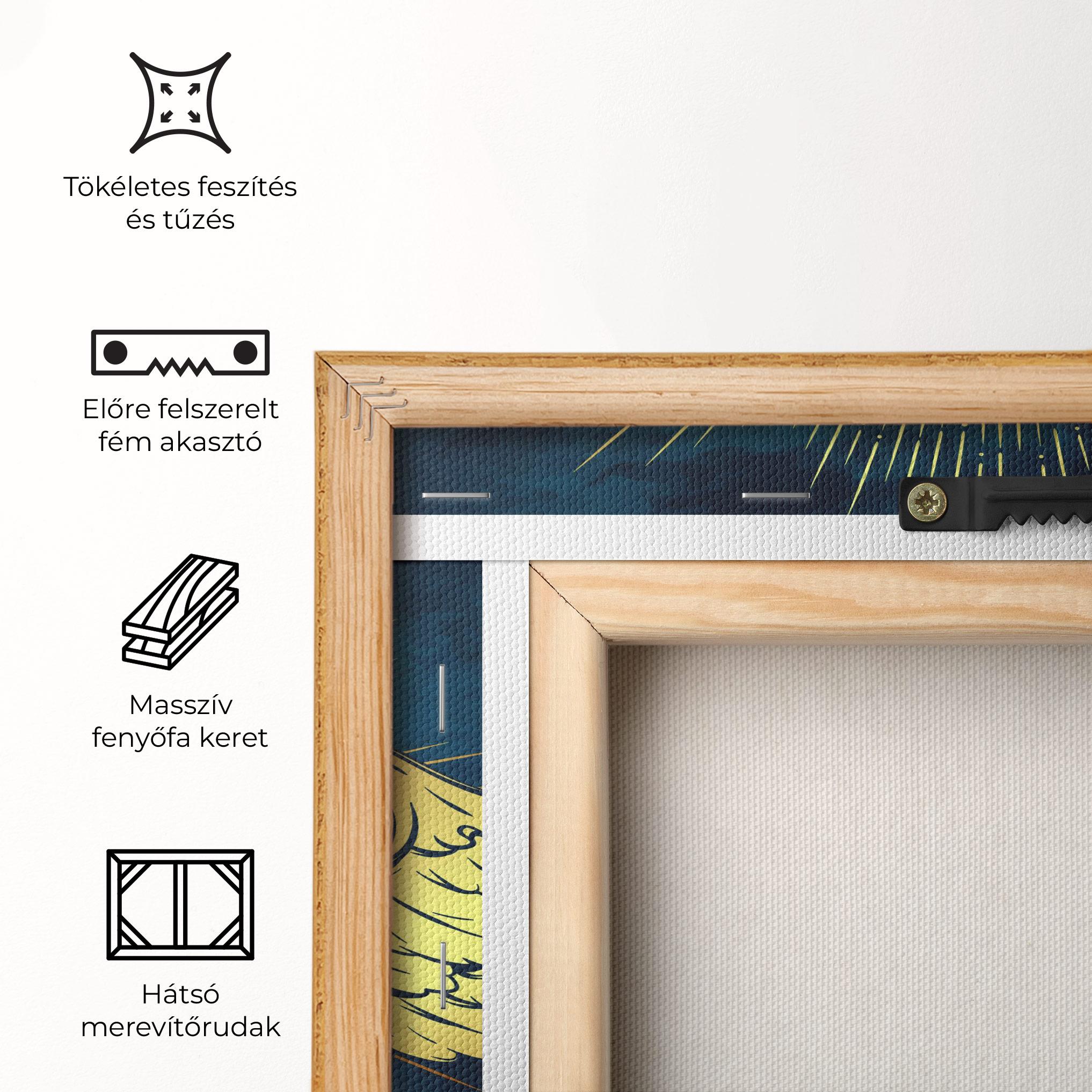 Vászonkép Angel Gold Head mockup 5