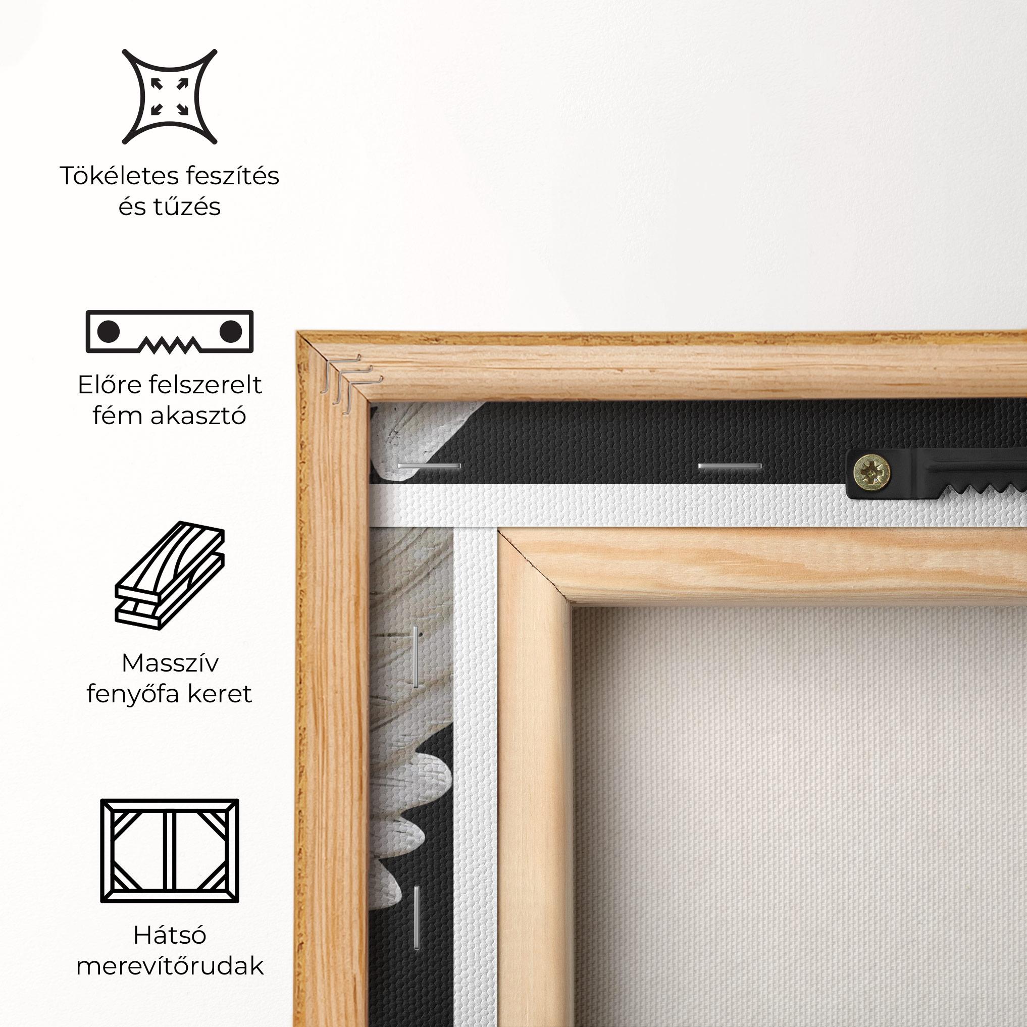 Vászonkép Pretty Angel Statues mockup 5