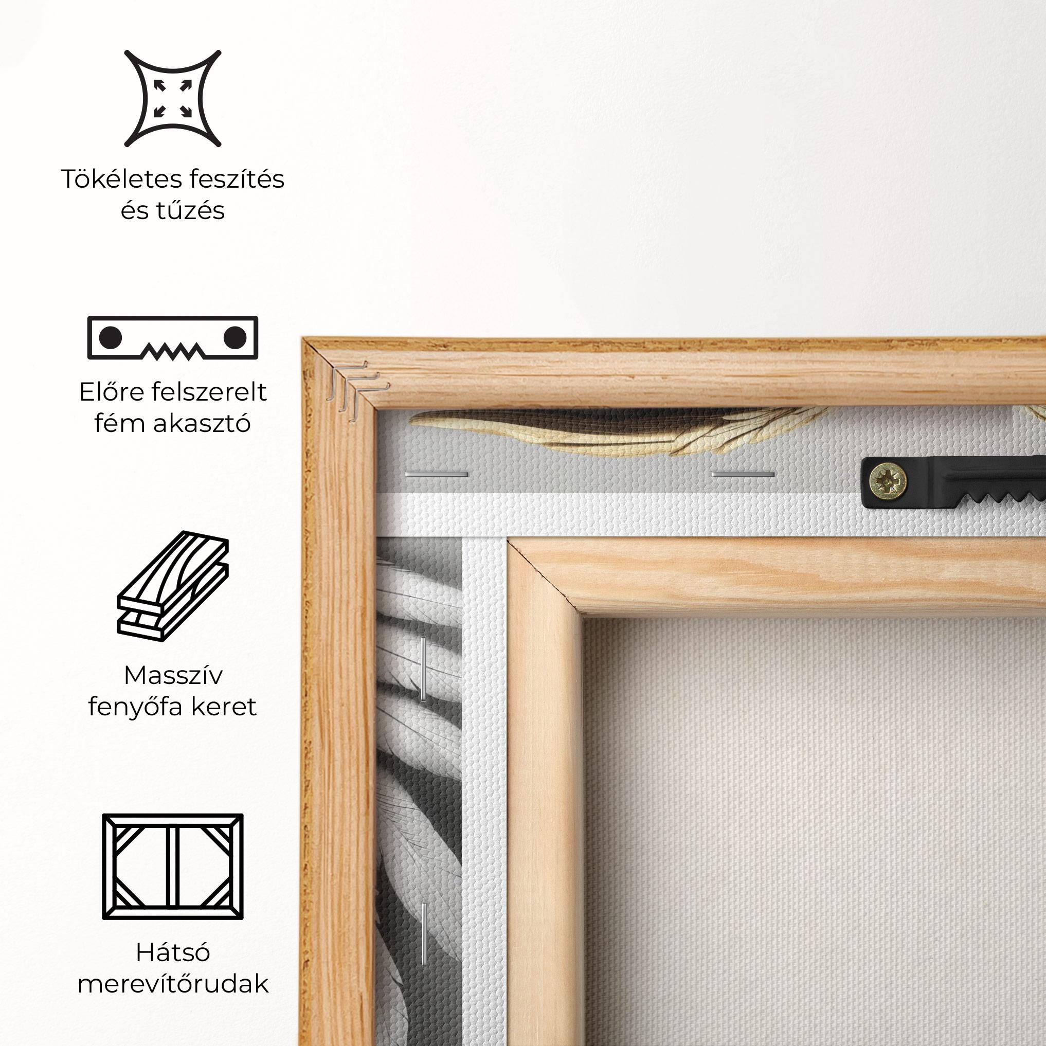 Vászonkép Realistic Angel Wings mockup 5