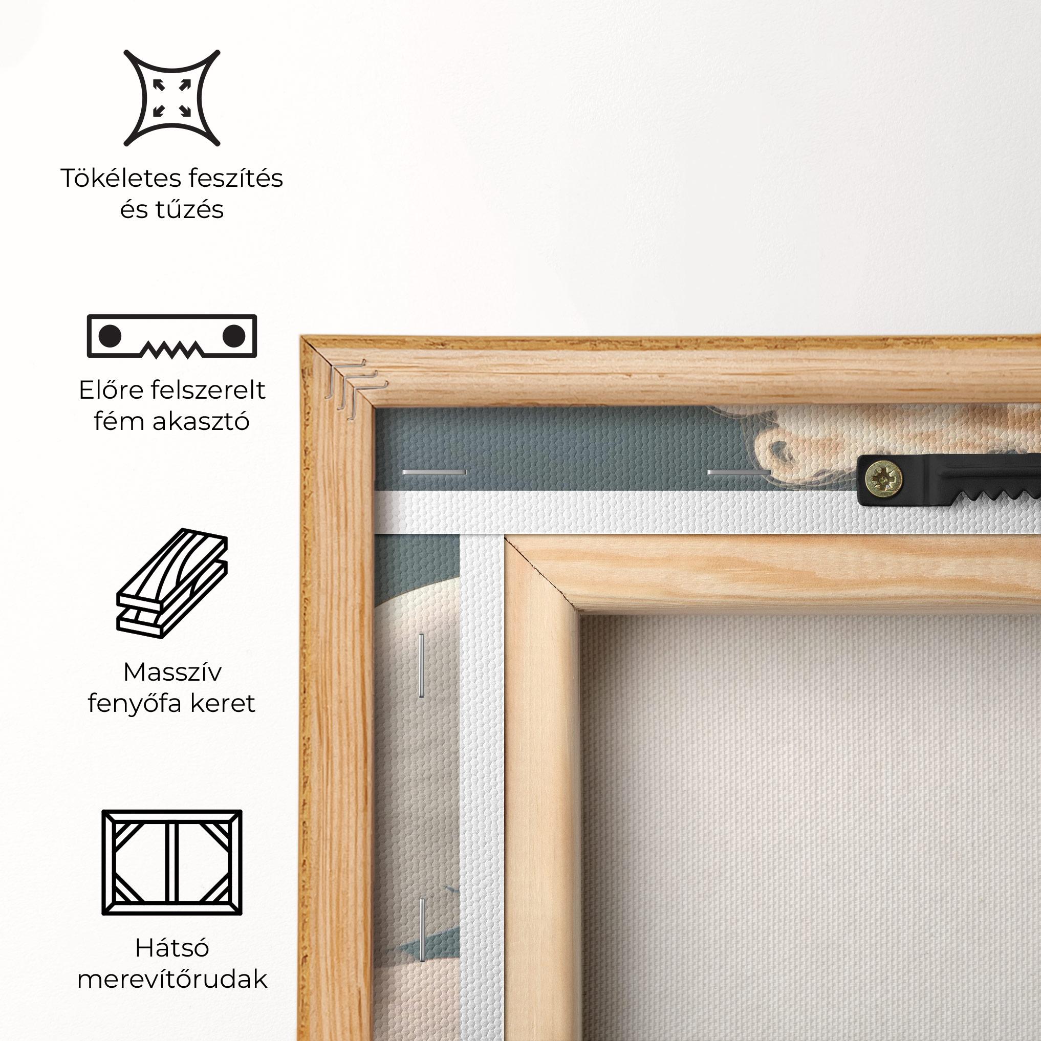 Vászonkép Statue Baby Angel mockup 5