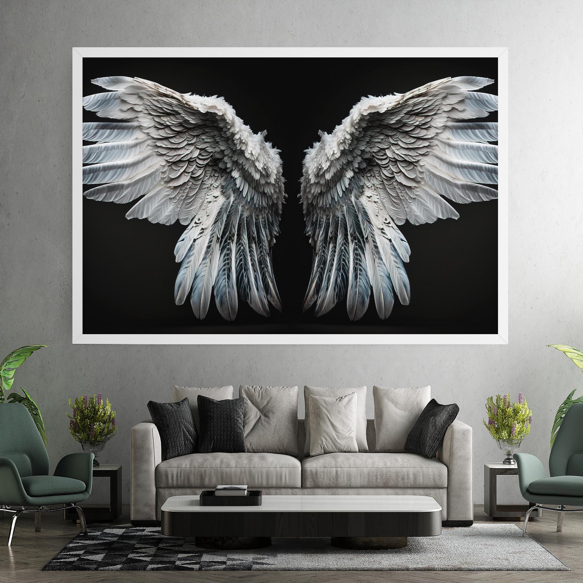 Vászonkép Big Angel Wings mockup 7
