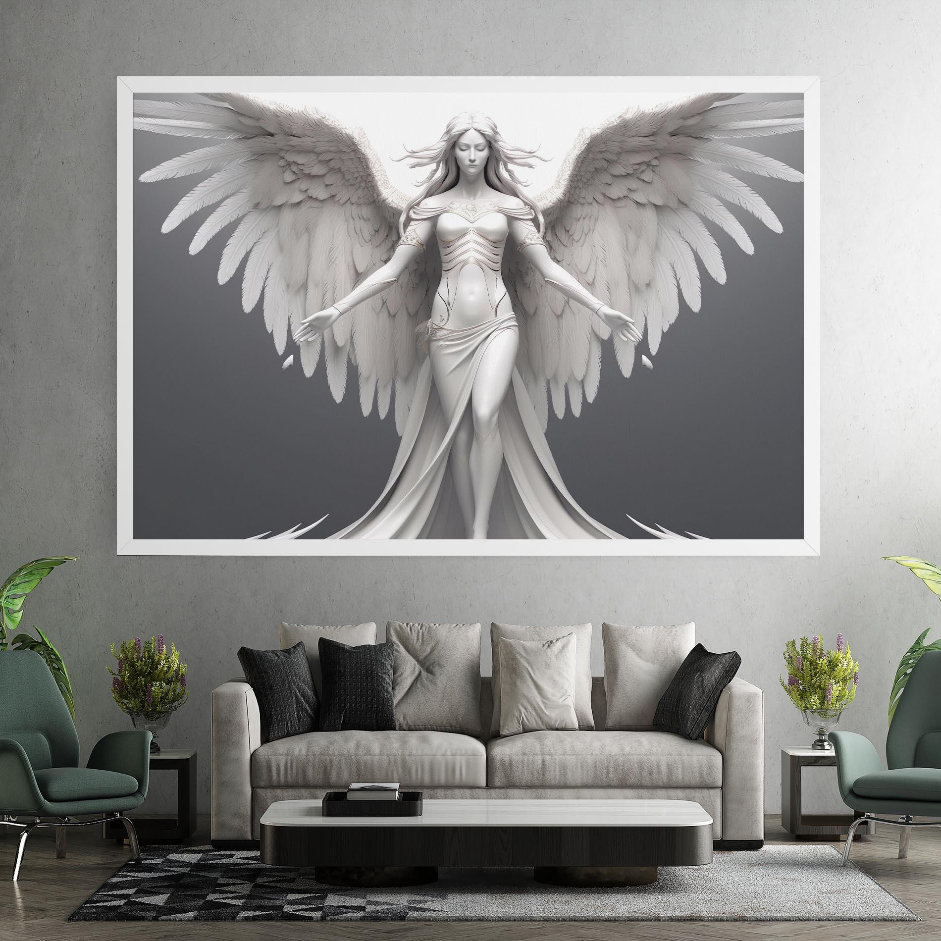 Vászonkép White Stone Woman mockup 7