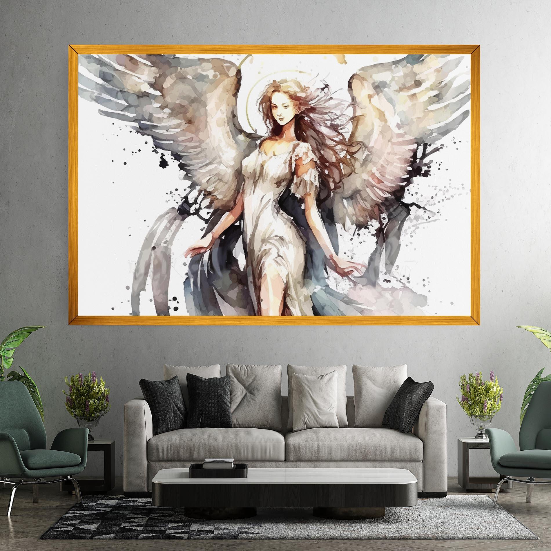 Vászonkép Angel Lady mockup 7