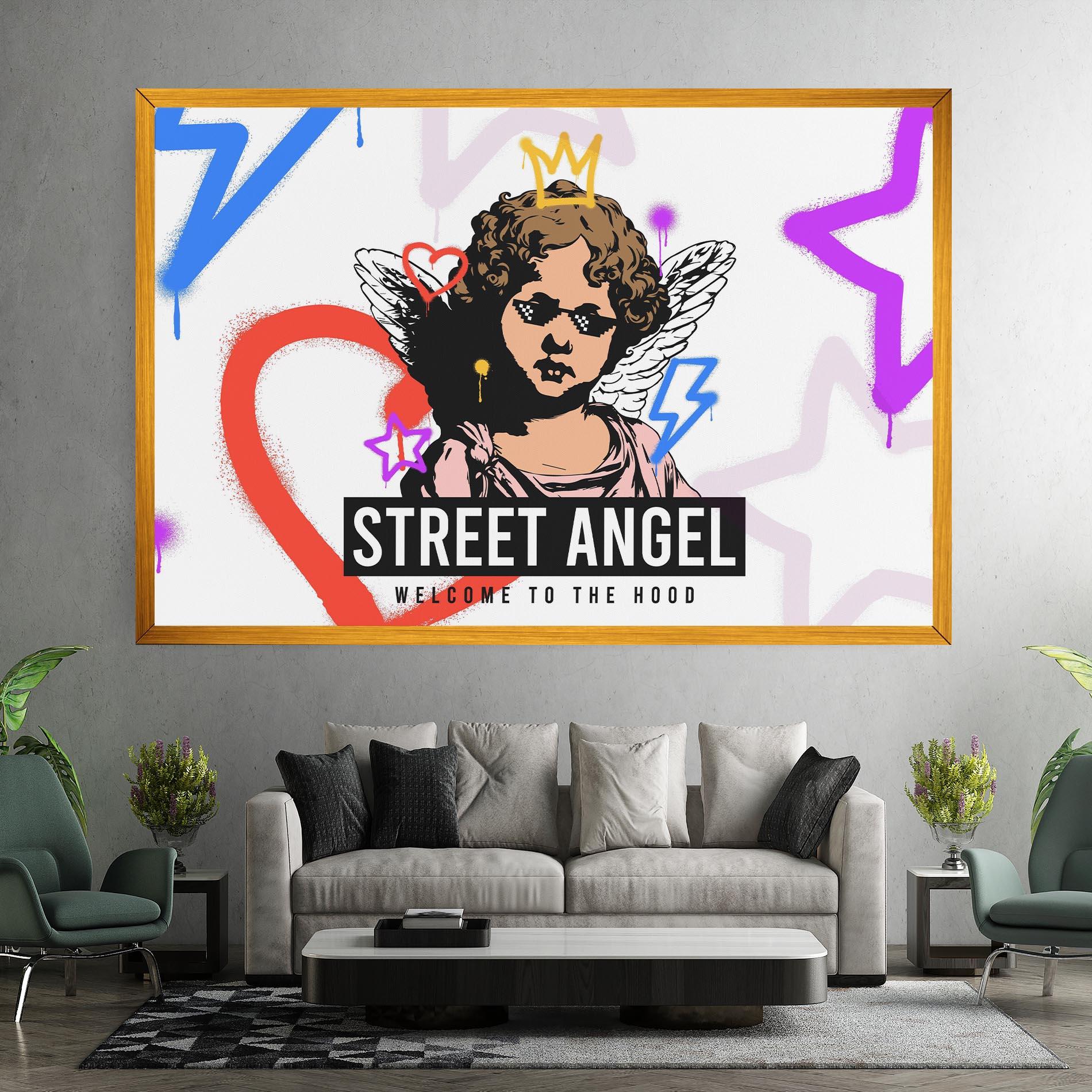 Vászonkép Hood Angel mockup 7