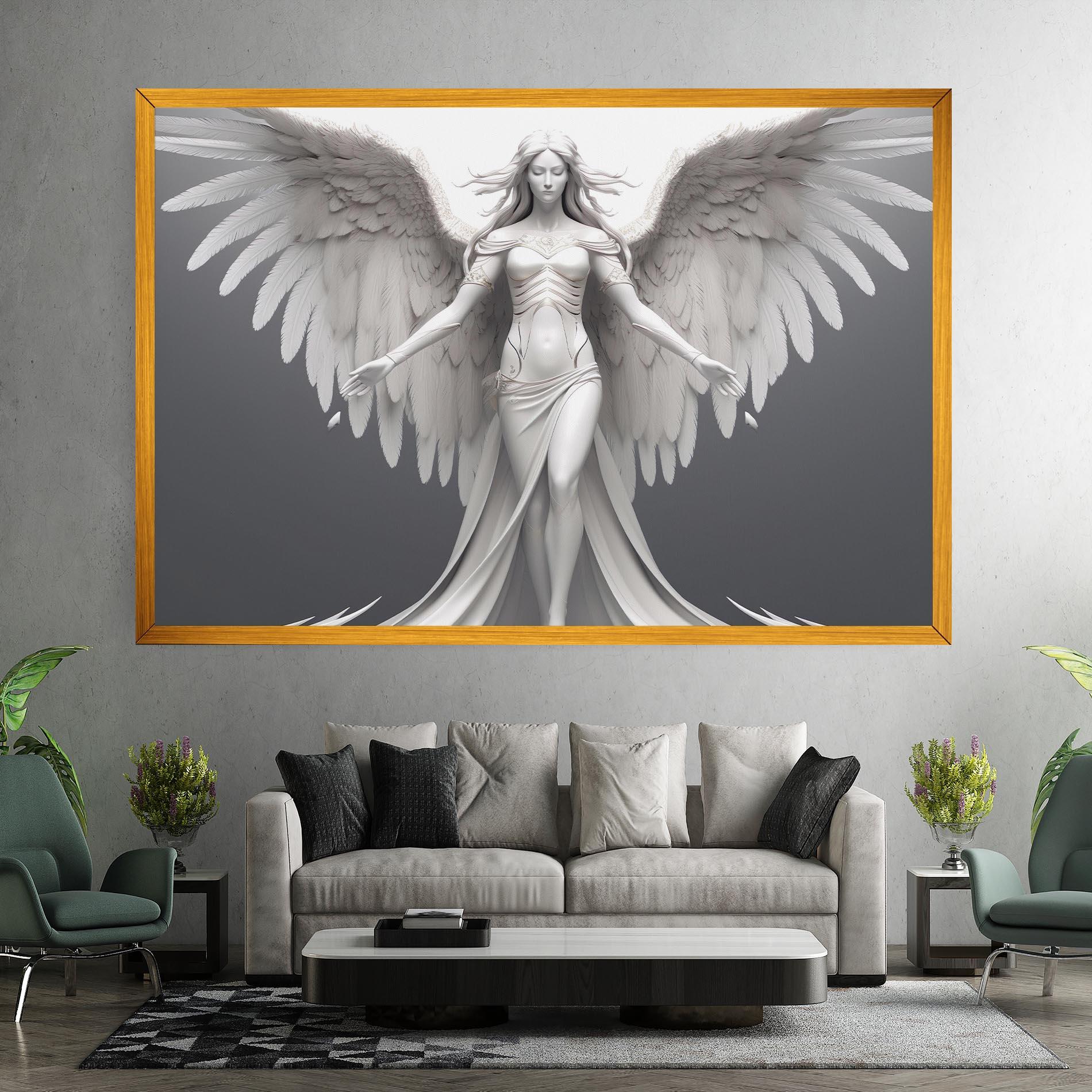 Vászonkép White Stone Woman mockup 7