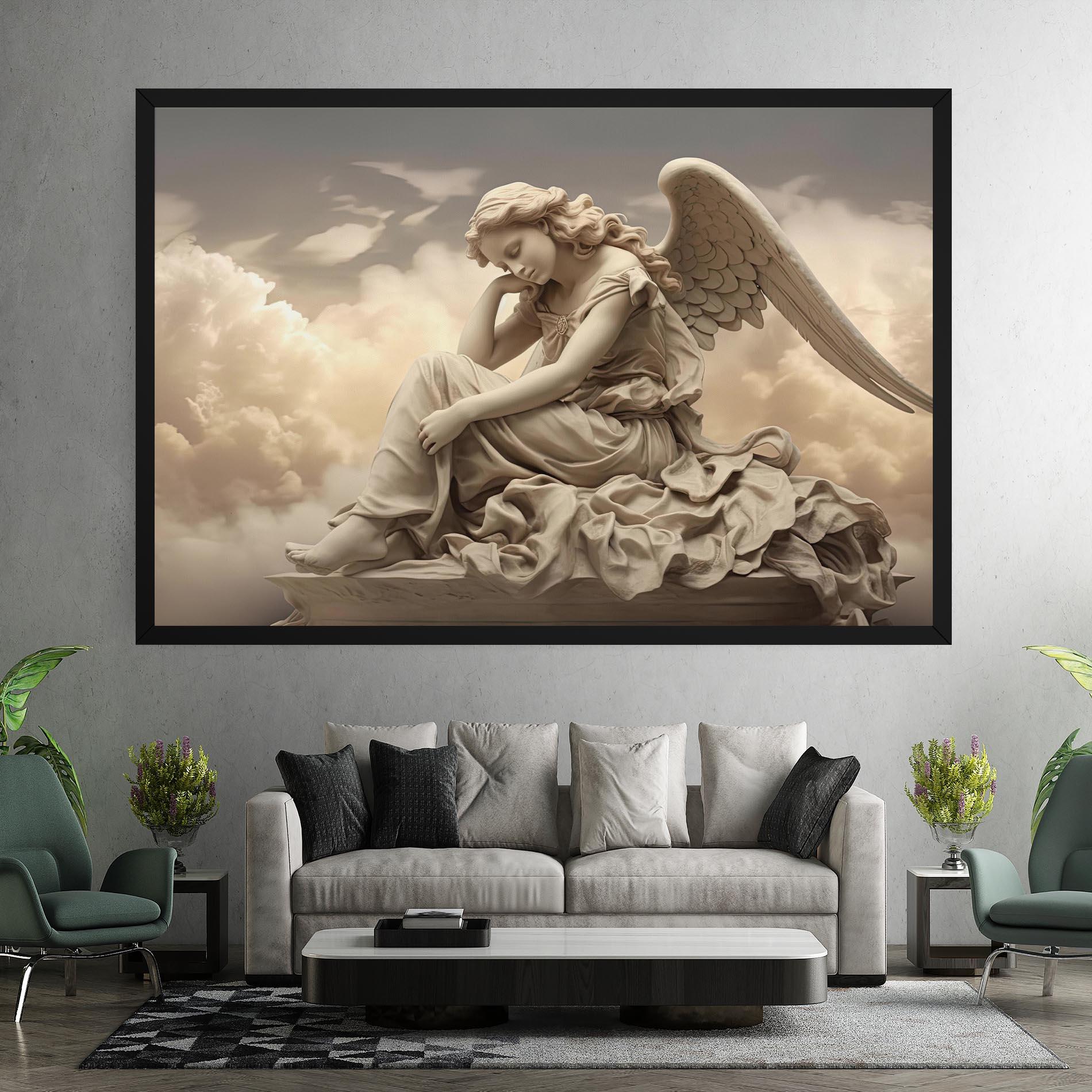 Vászonkép Angel Guardian Cloud mockup 7