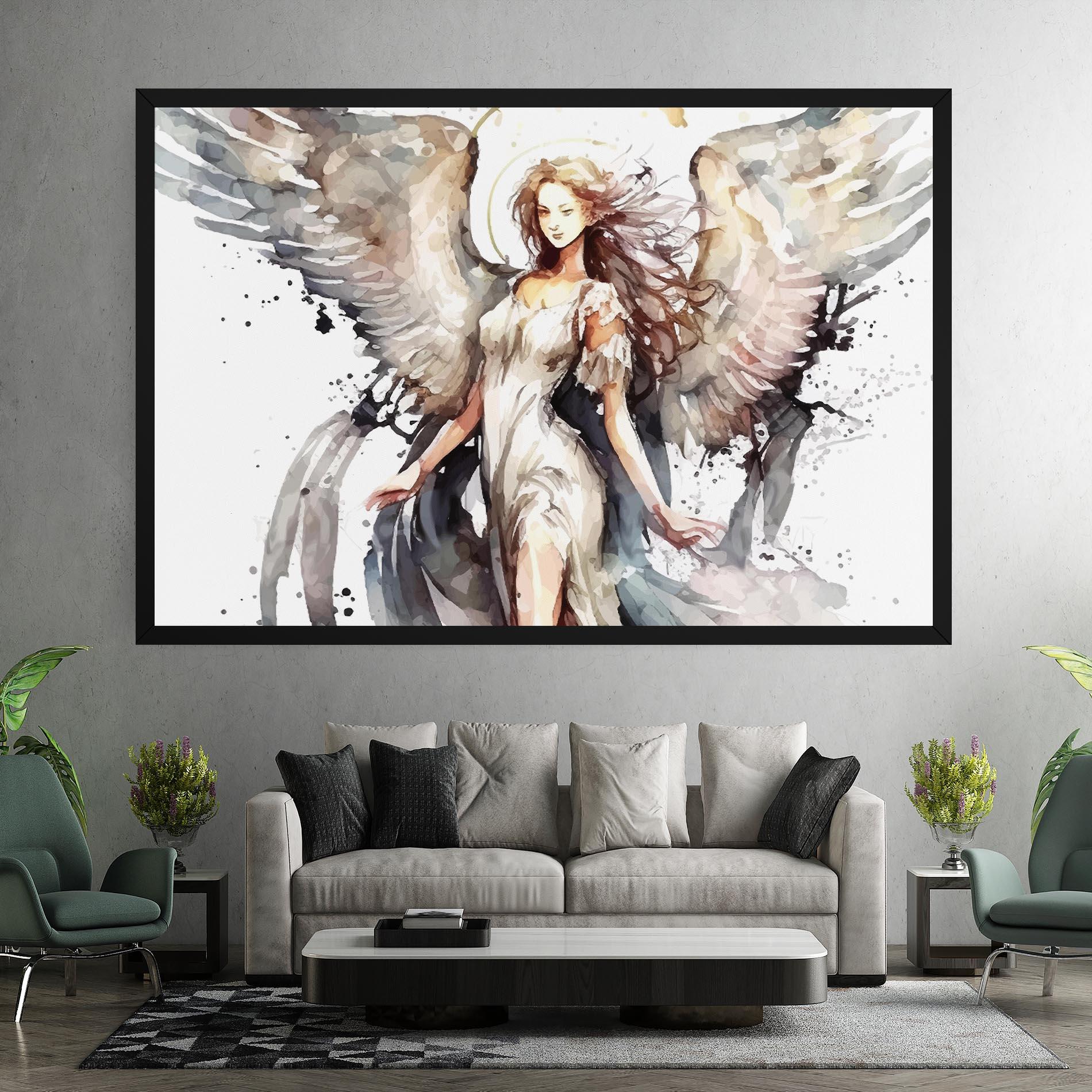 Vászonkép Angel Lady mockup 7
