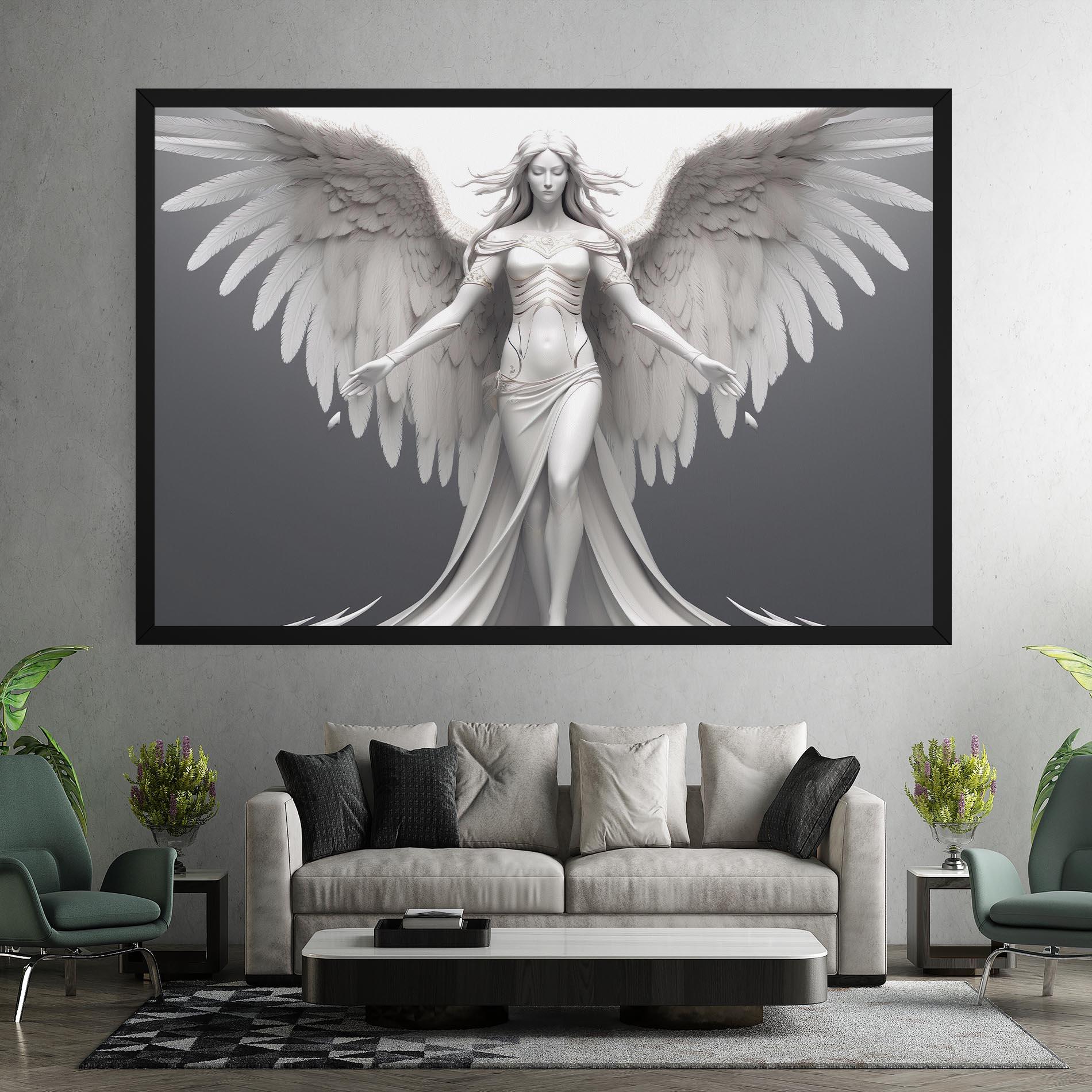 Vászonkép White Stone Woman mockup 7