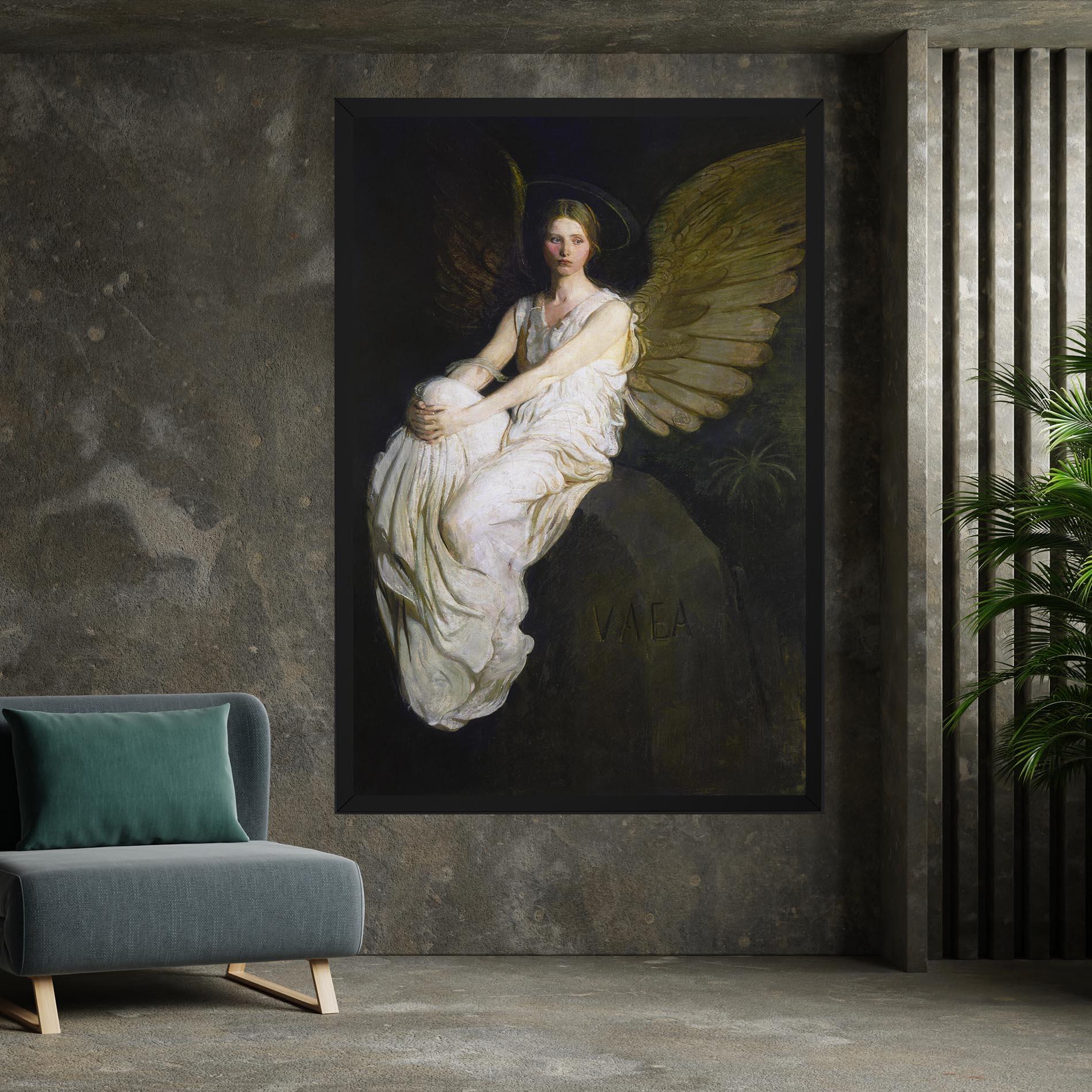 Vászonkép Angel Thinking mockup 7