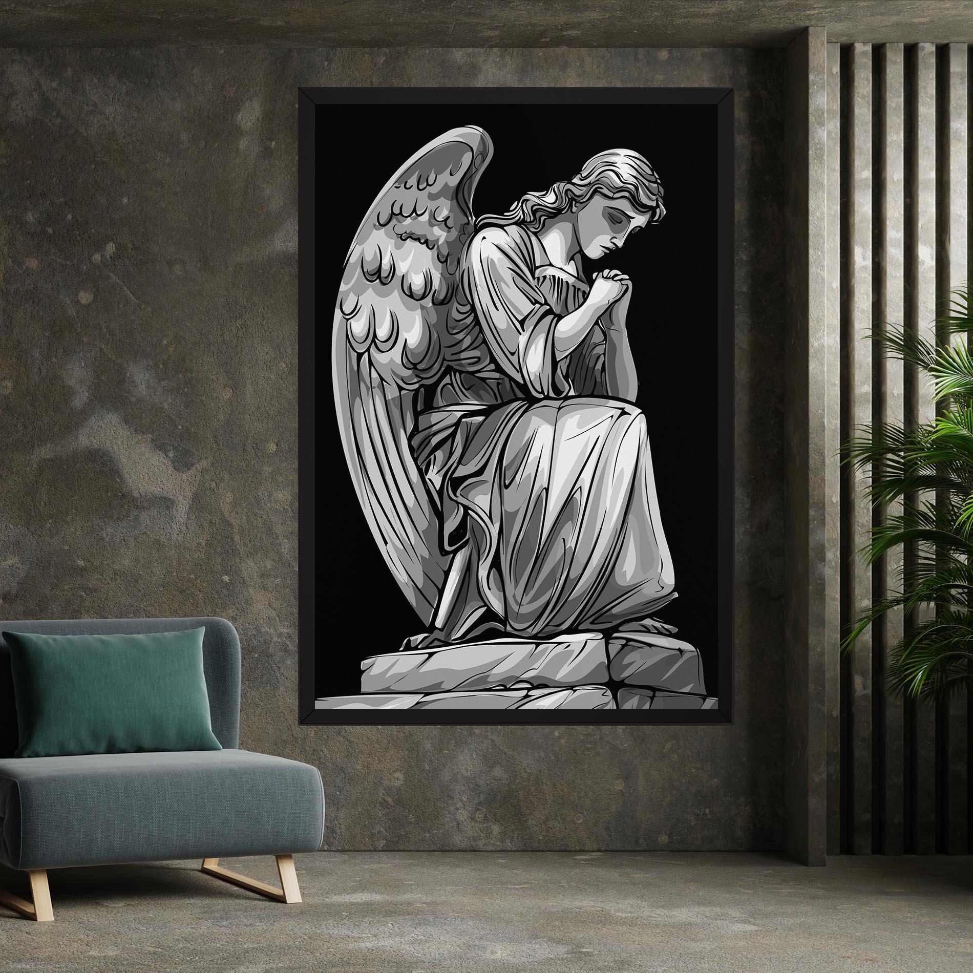 Vászonkép Pray Angel mockup 7