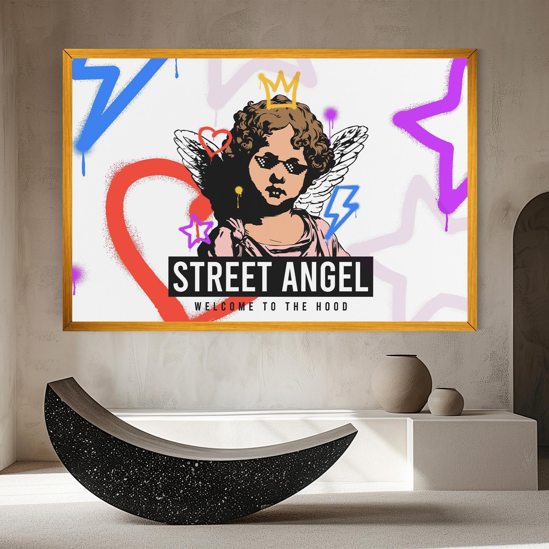 Vászonkép Hood Angel mockup 8