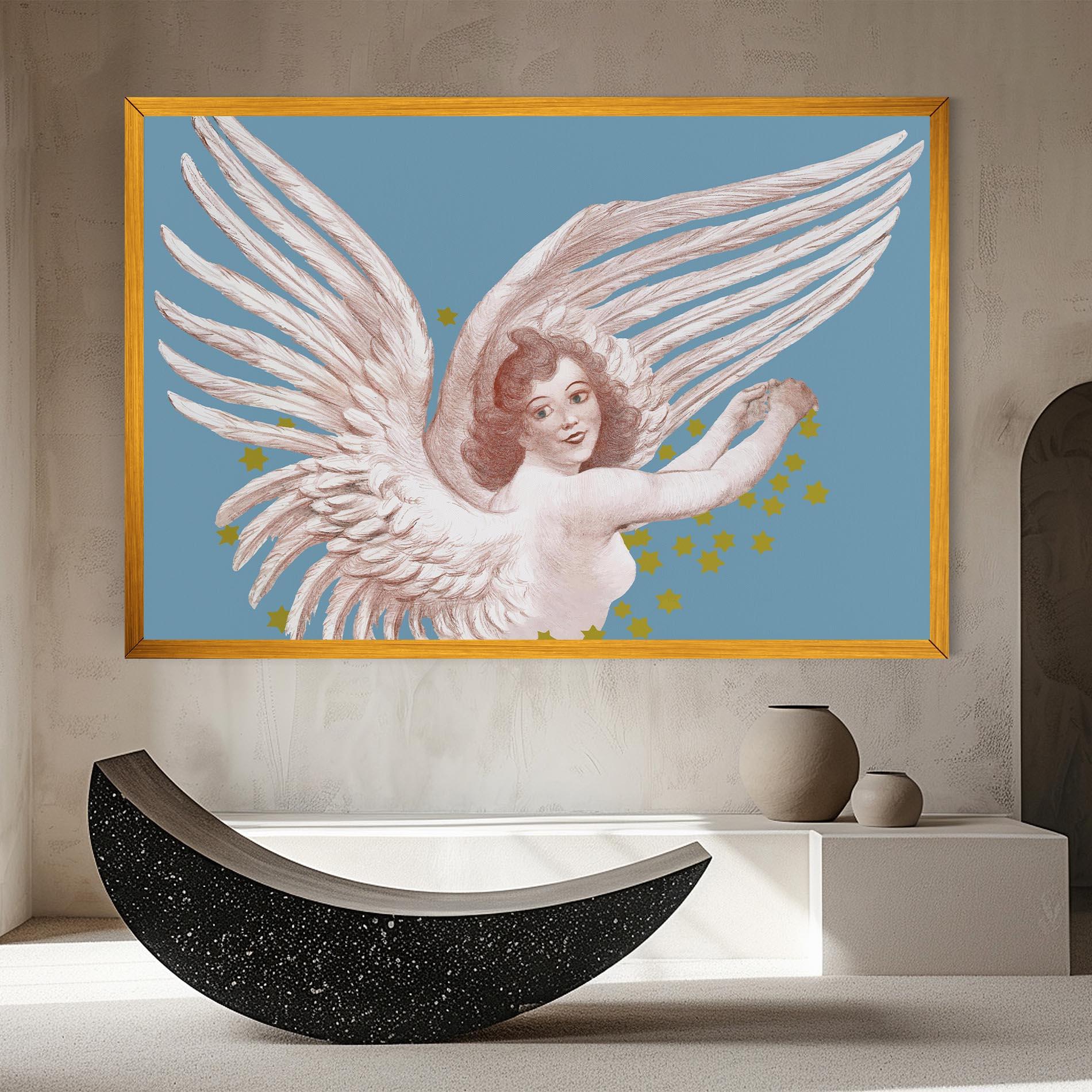 Vászonkép Stars Angel mockup 8