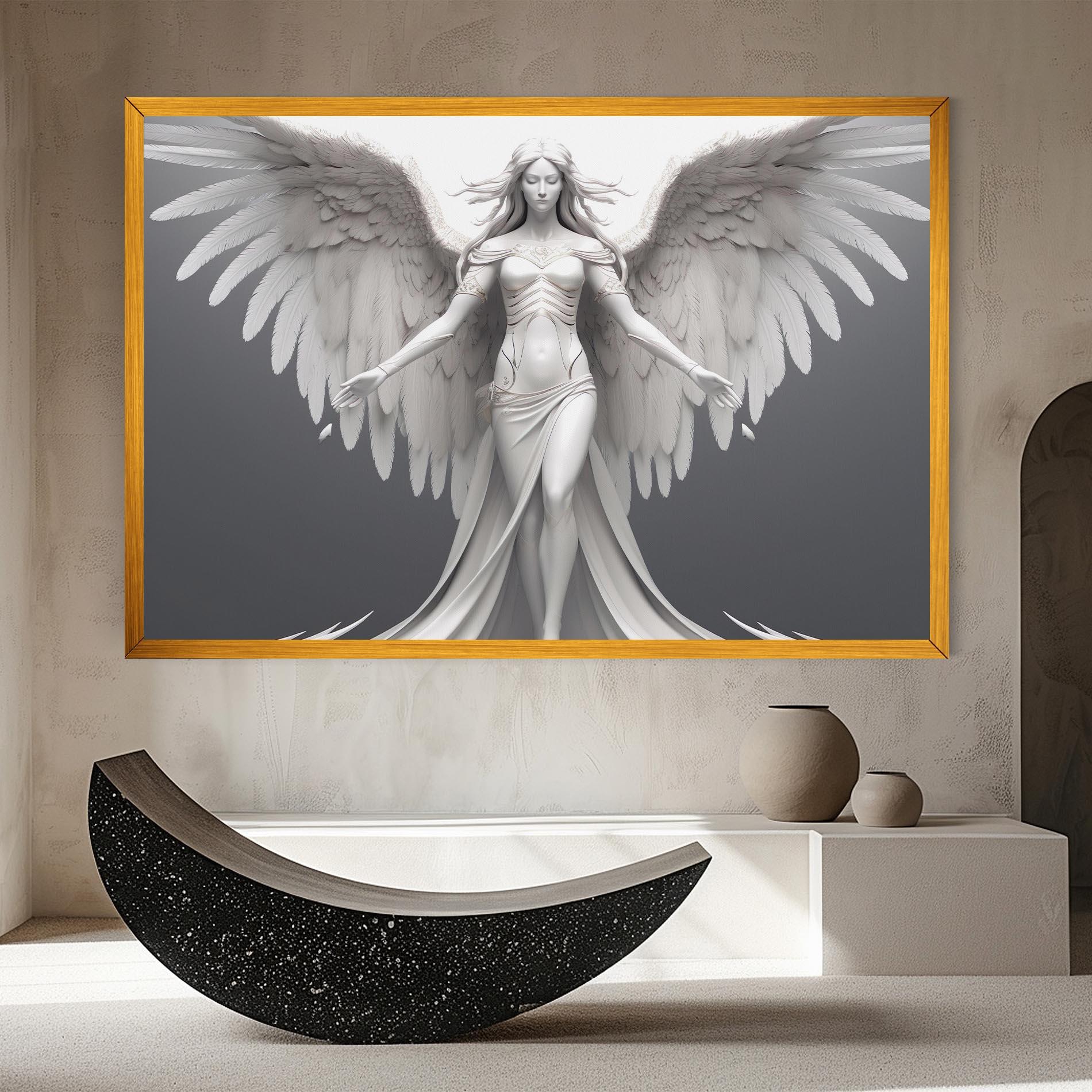 Vászonkép White Stone Woman mockup 8