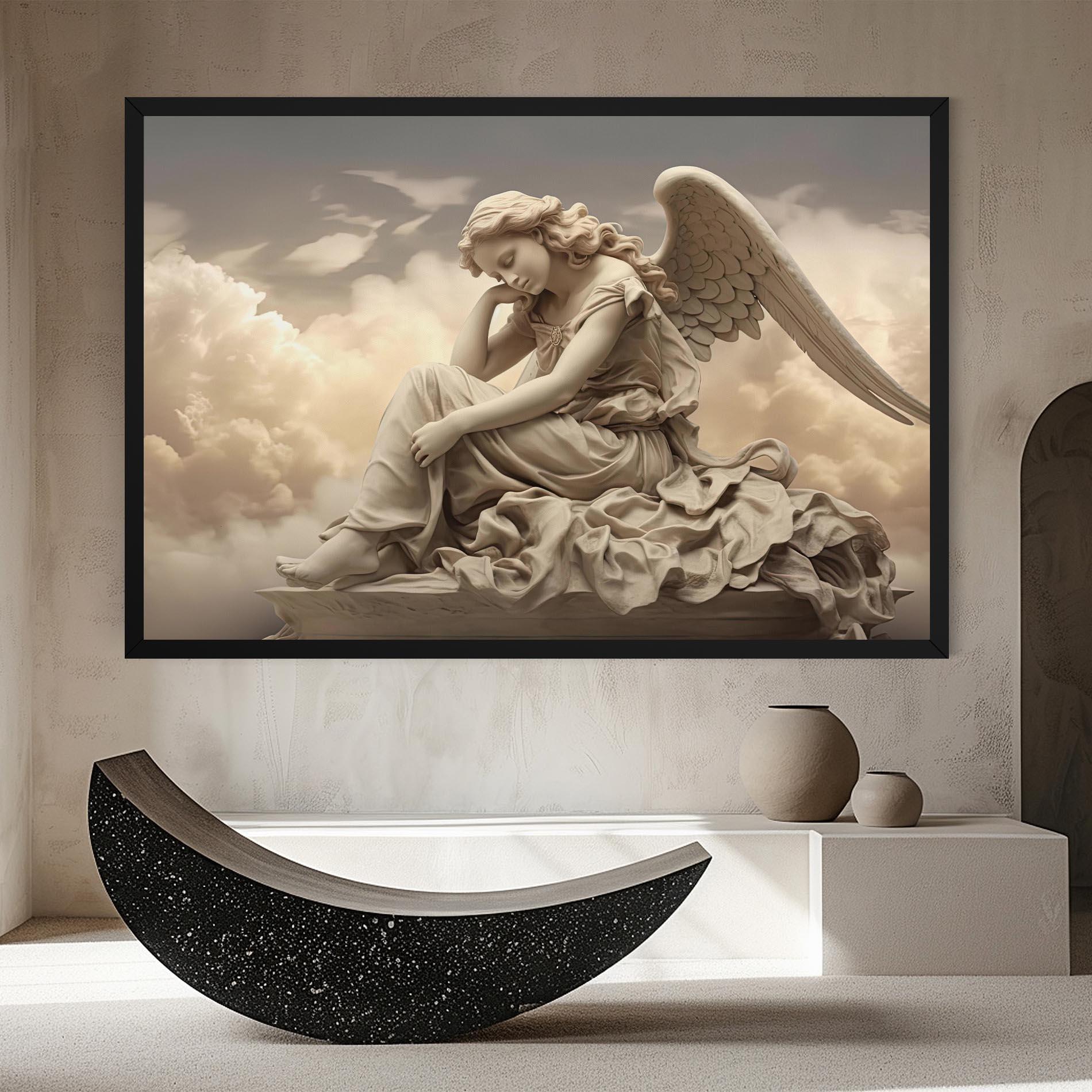 Vászonkép Angel Guardian Cloud mockup 8