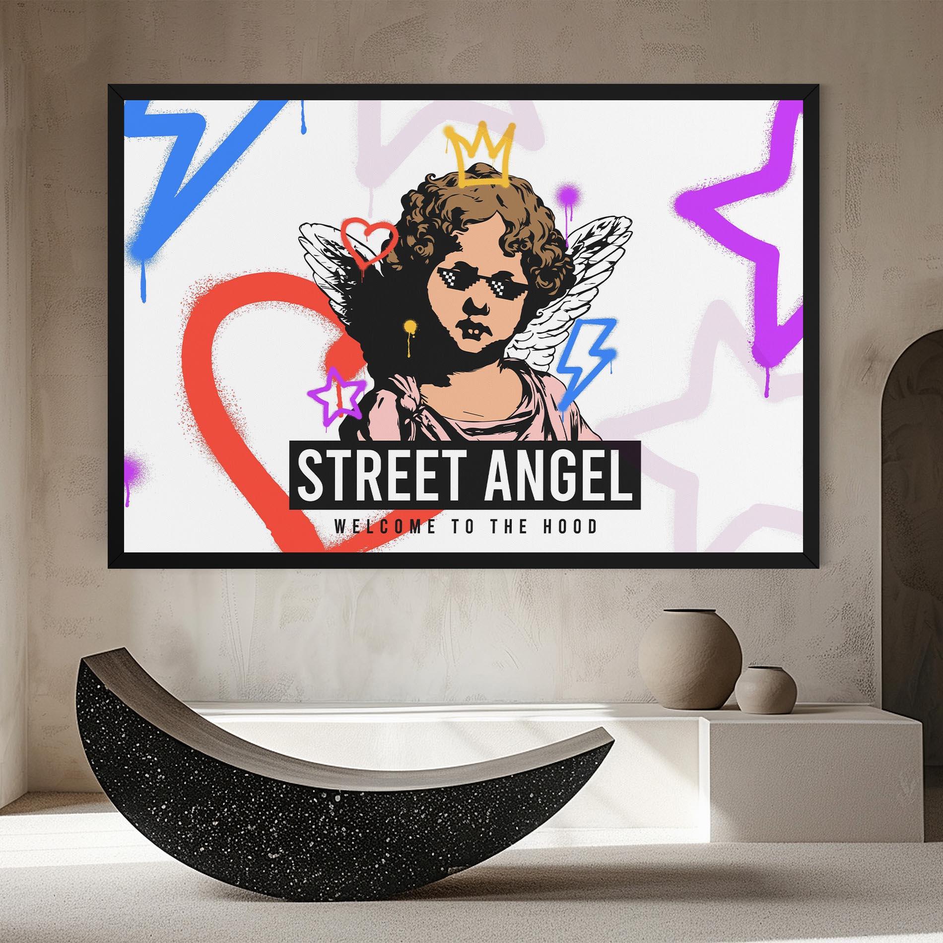 Vászonkép Hood Angel mockup 8