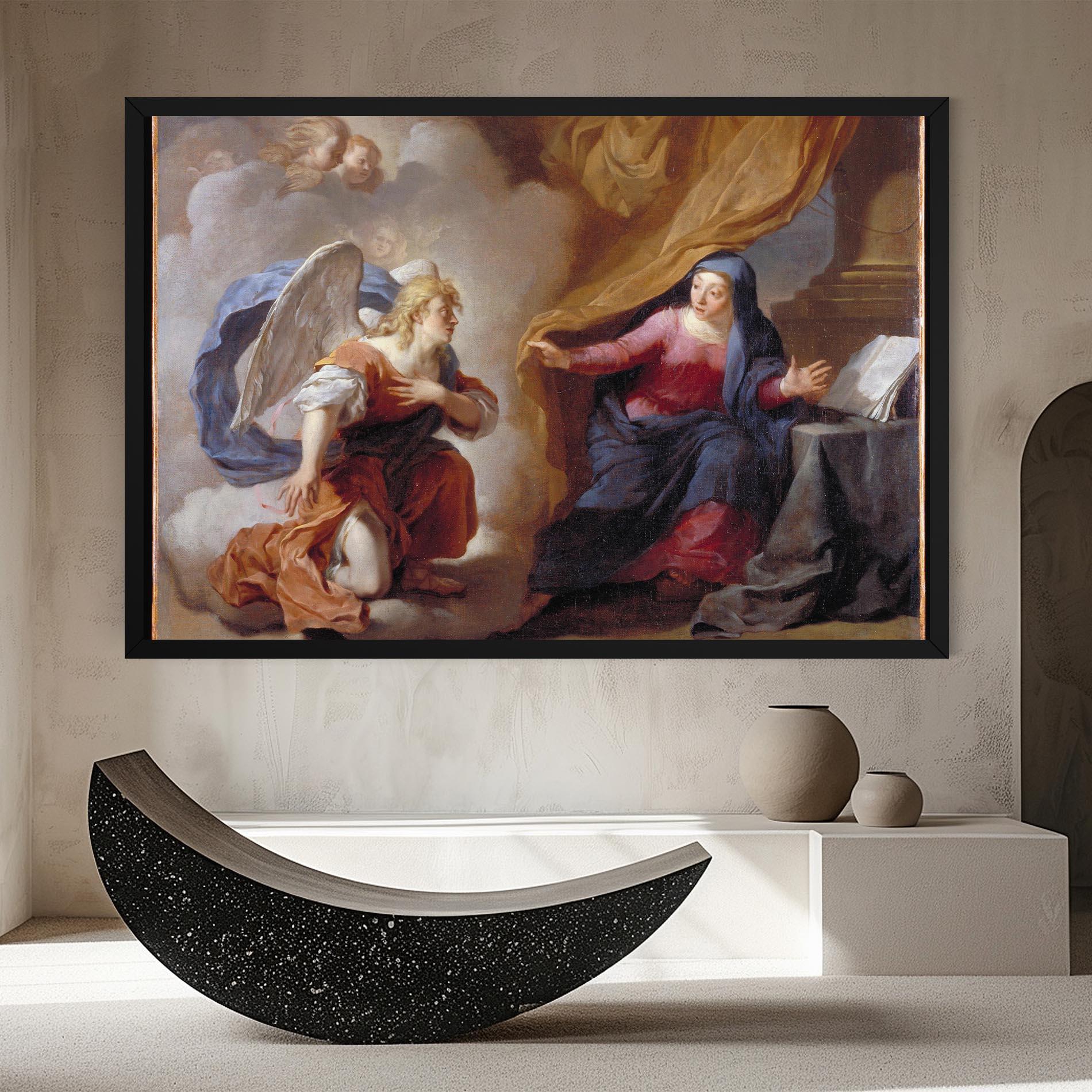 Vászonkép Painting Old Angel mockup 8