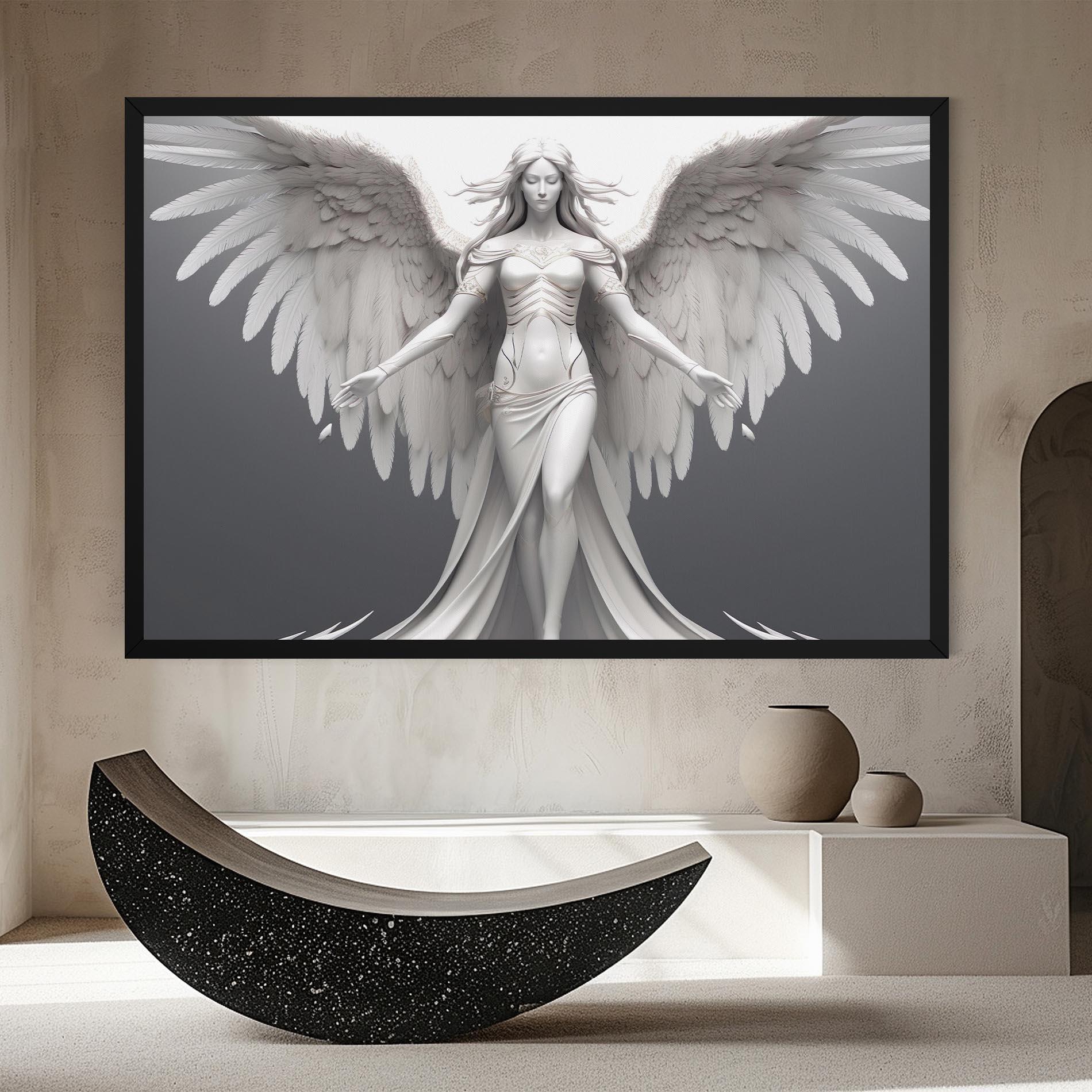 Vászonkép White Stone Woman mockup 8