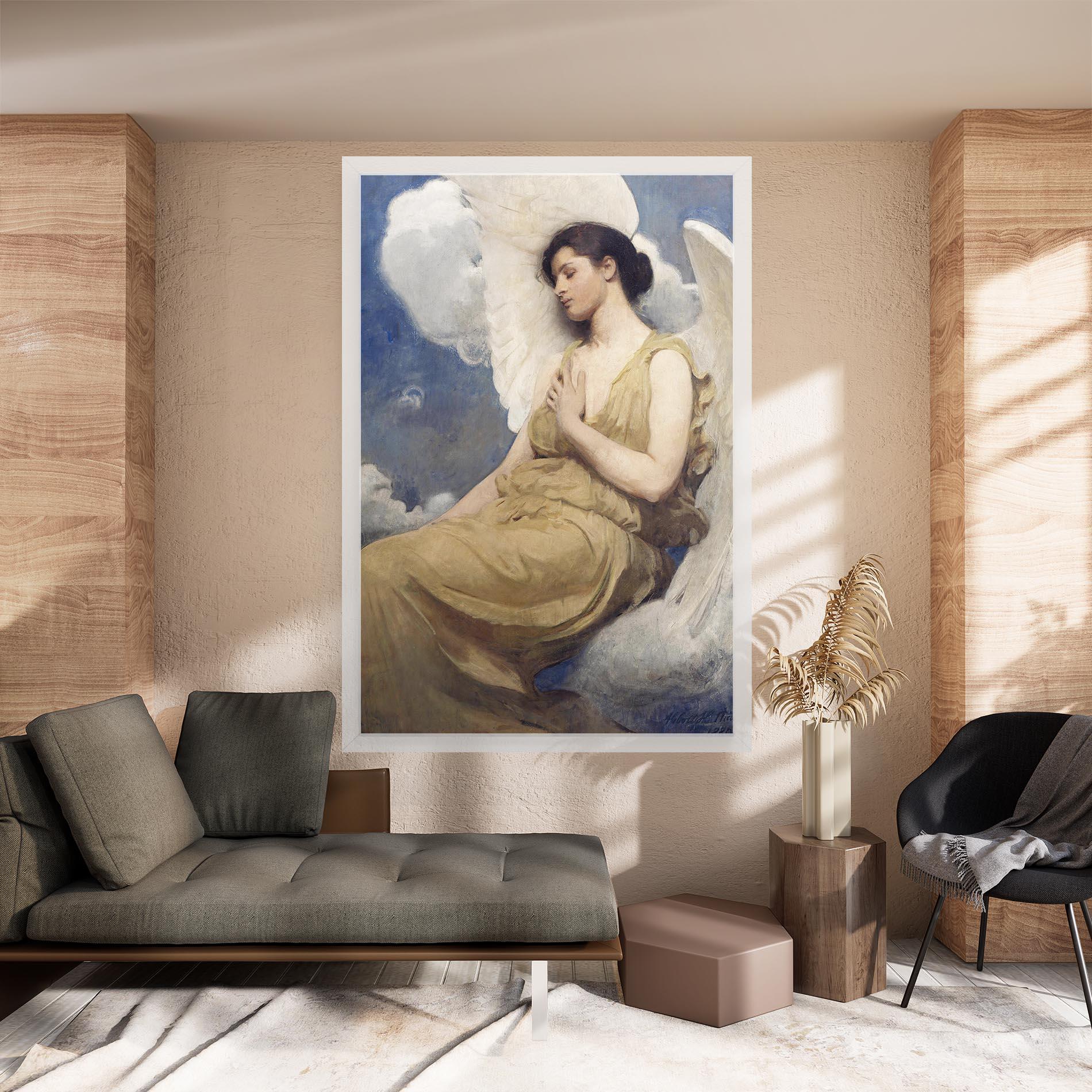 Vászonkép Angel Woman Painting mockup 8
