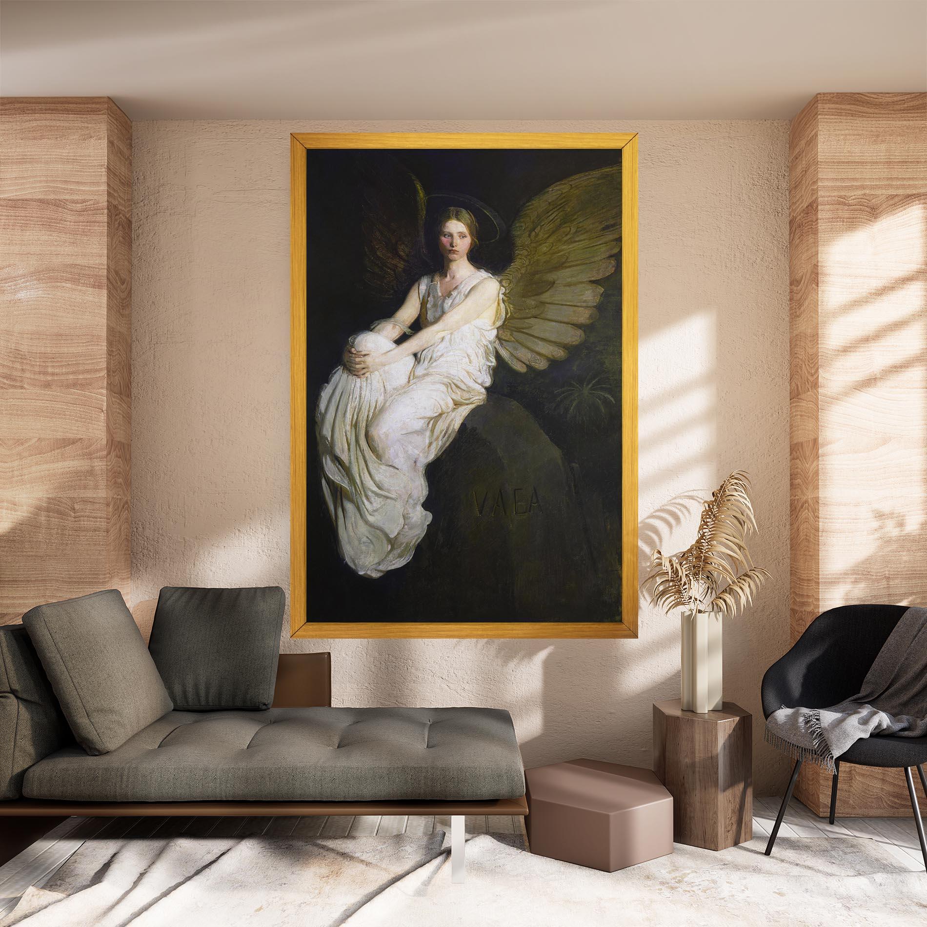Vászonkép Angel Thinking mockup 8
