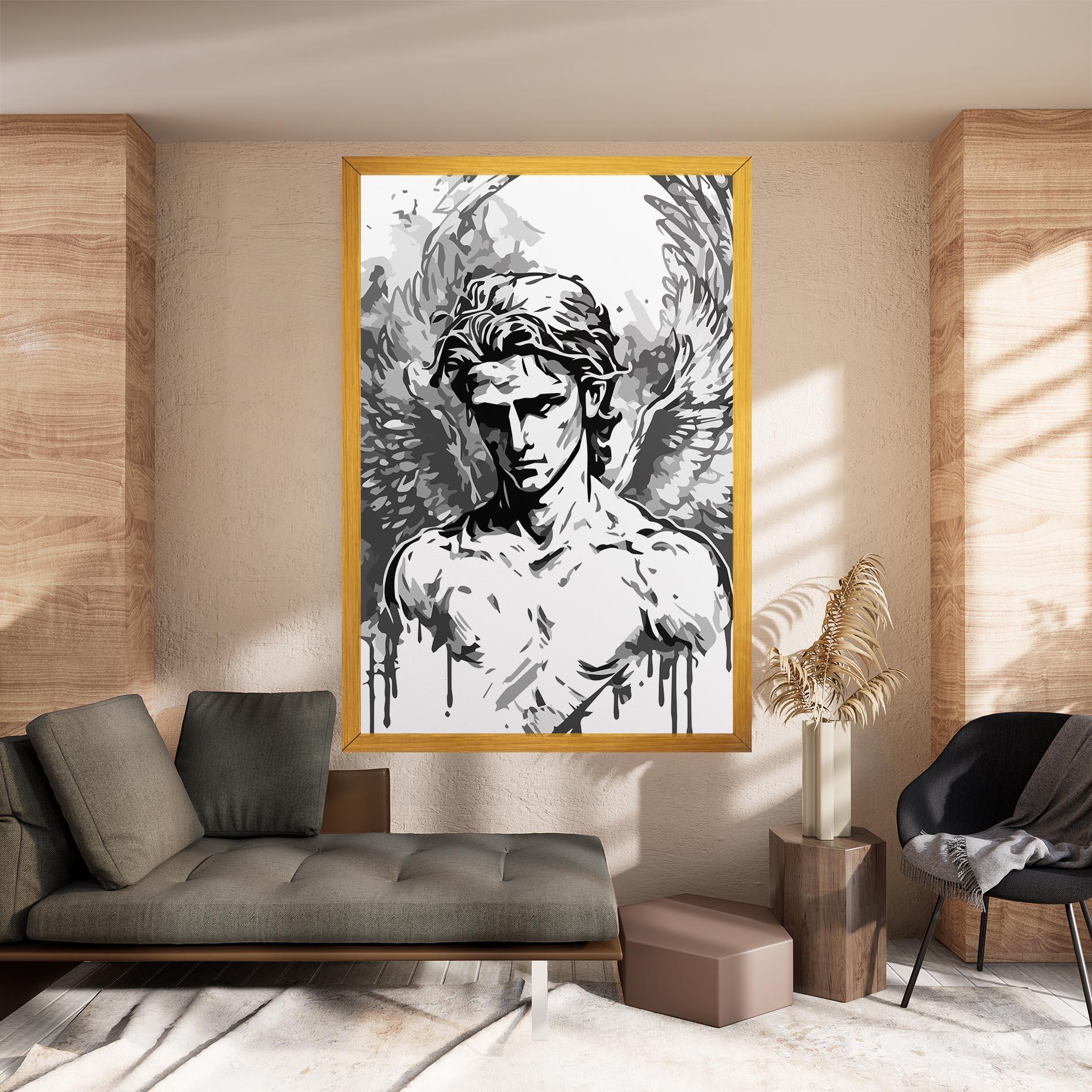 Vászonkép Beautiful Angel mockup 8